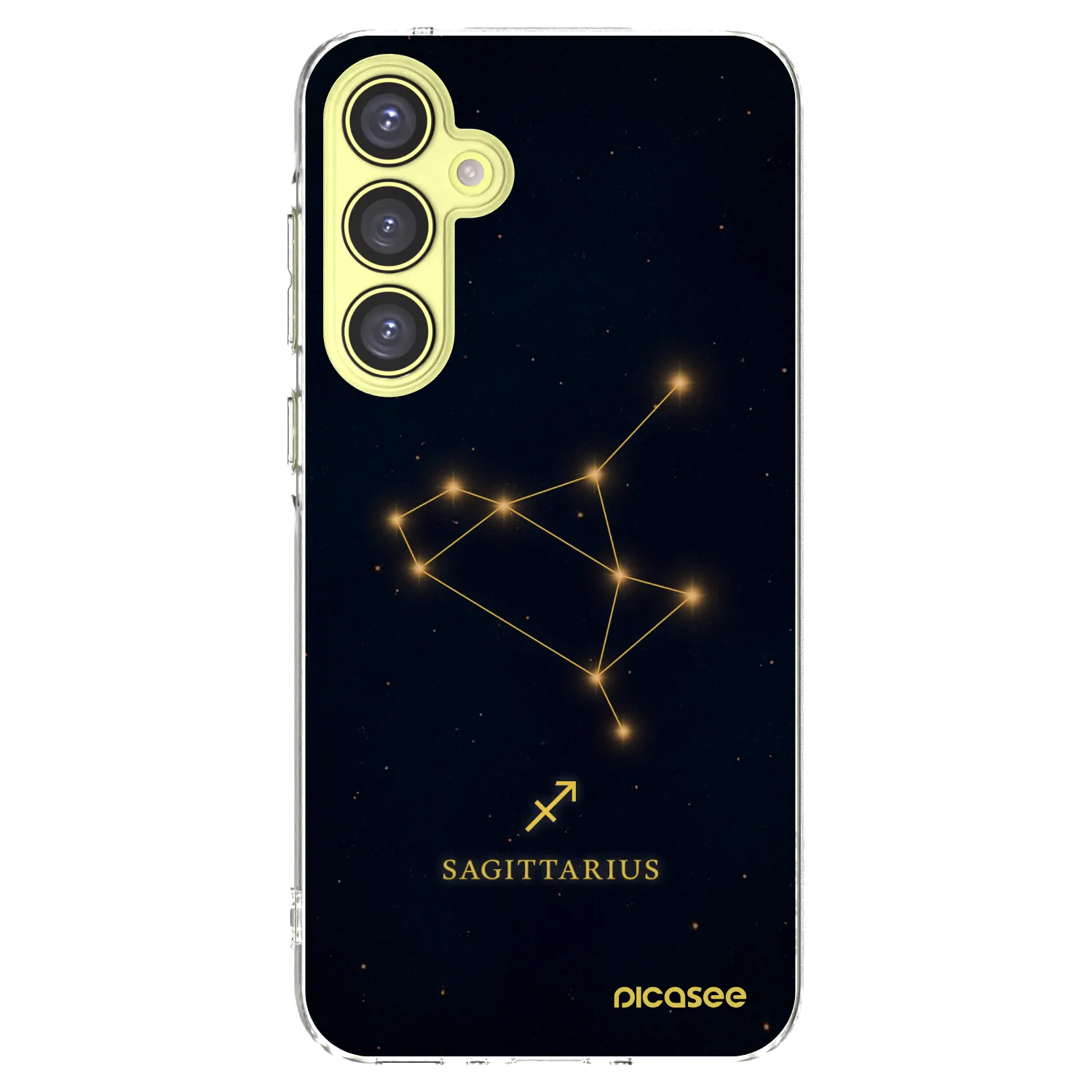 Picasee silikónový prehľadný obal pre Samsung Galaxy A35 5G A356B - SAGITTARIUS