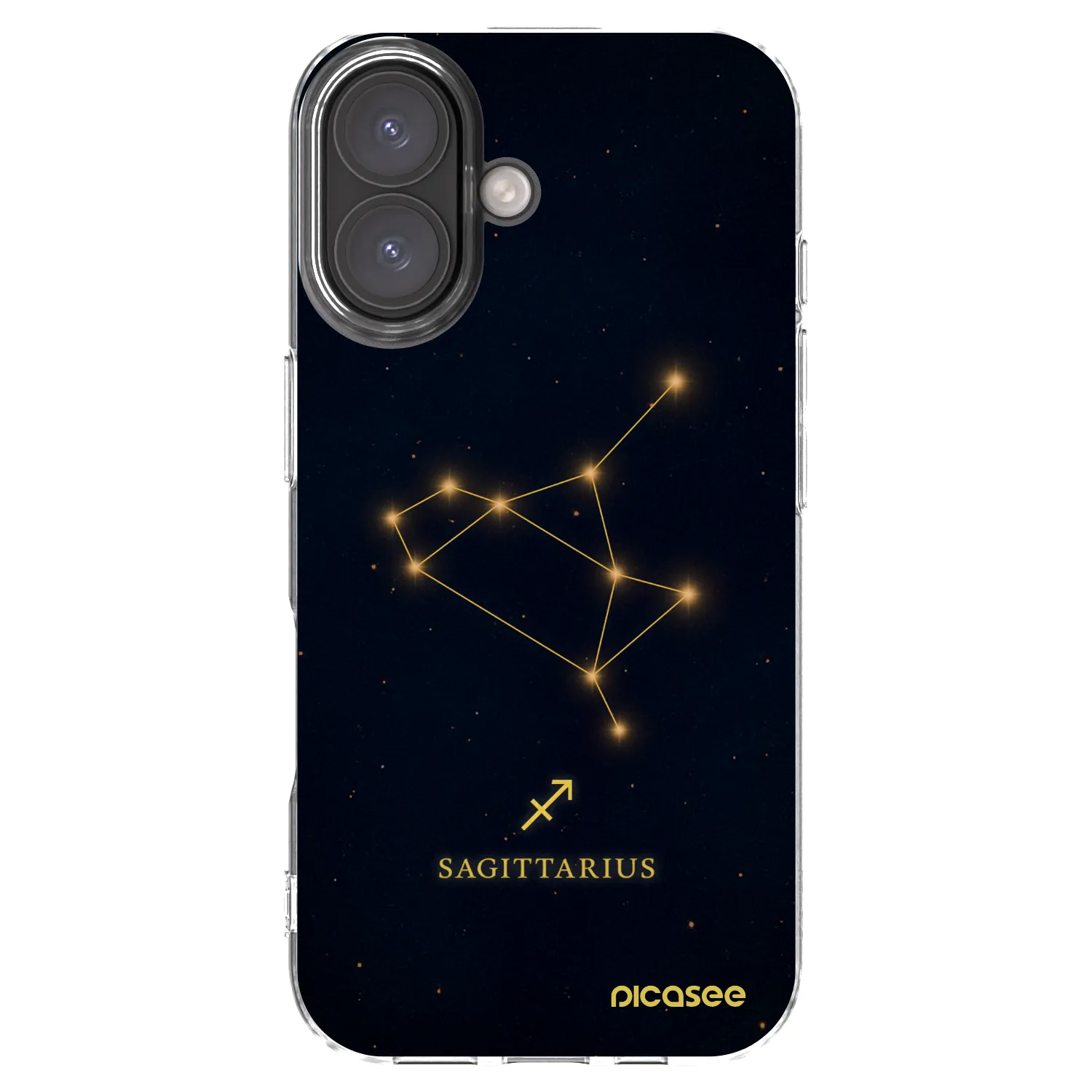 Picasee silikónový prehľadný obal pre Apple iPhone 16 - SAGITTARIUS