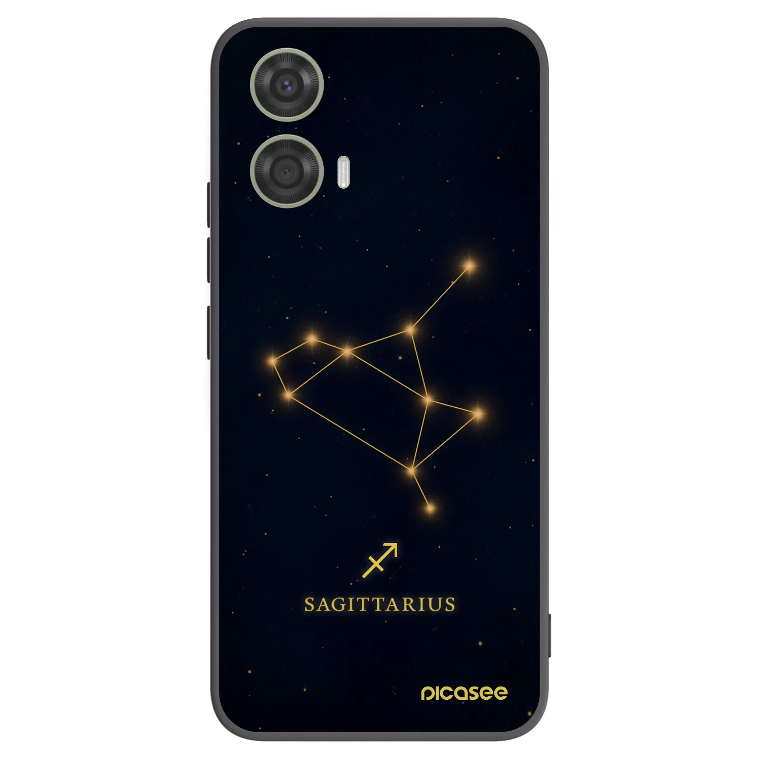 Picasee silikónový čierny obal pre Motorola Moto G24 - SAGITTARIUS