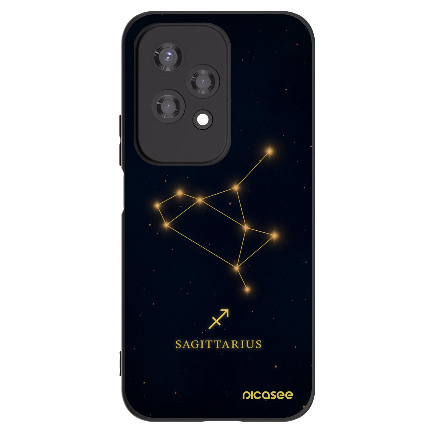 Picasee silikónový čierny obal pre Honor 200 Lite - SAGITTARIUS