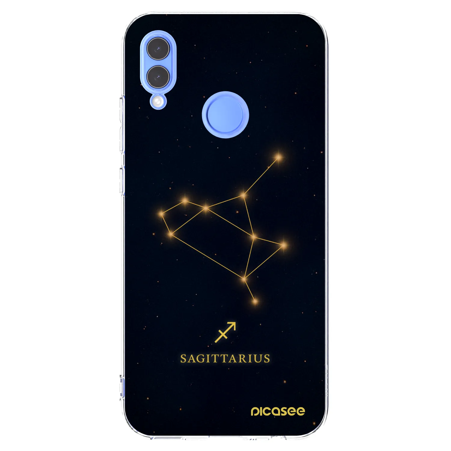 Picasee silikónový prehľadný obal pre Huawei P Smart 2019 - SAGITTARIUS