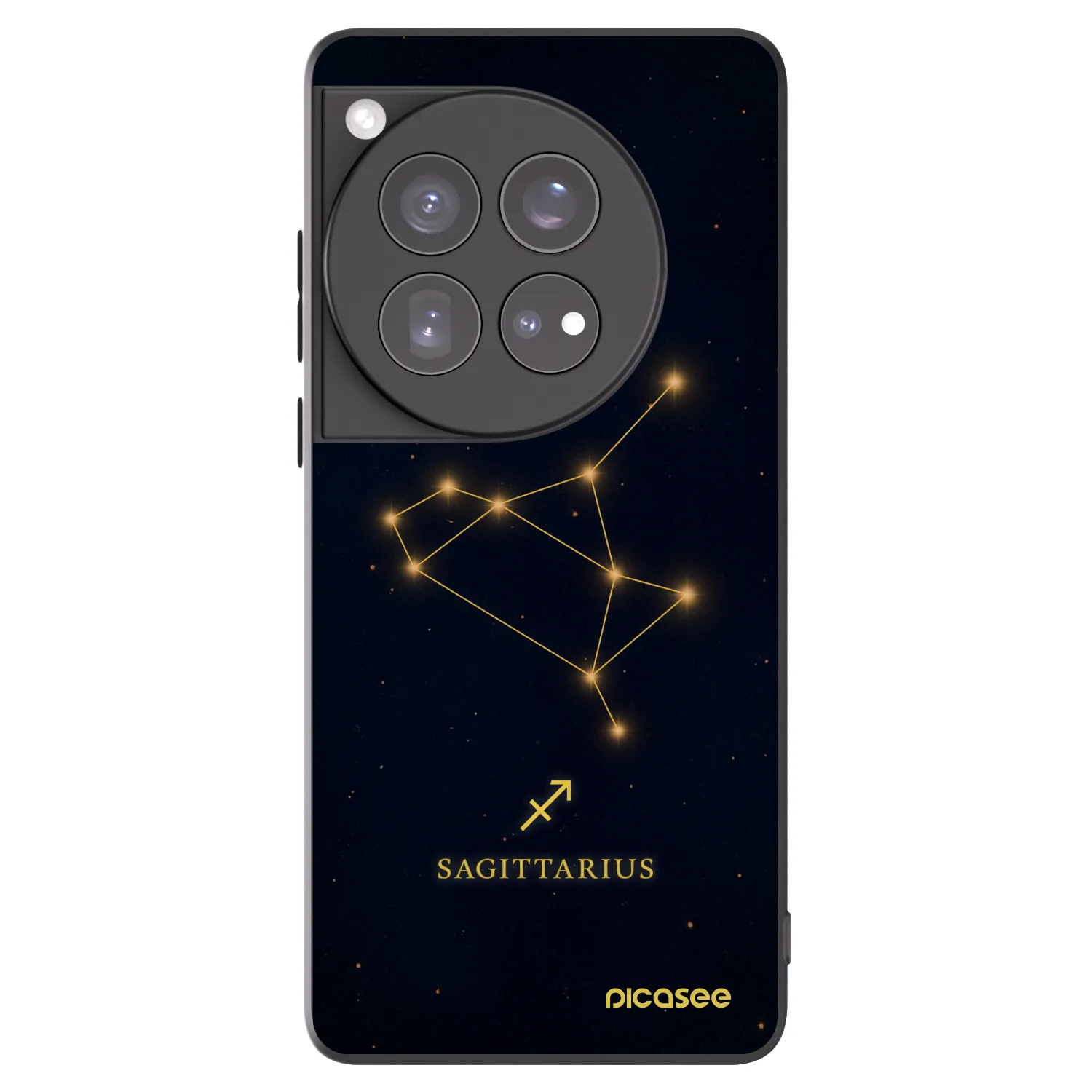 Silikónový čierny obal pre OnePlus 12 5G - SAGITTARIUS