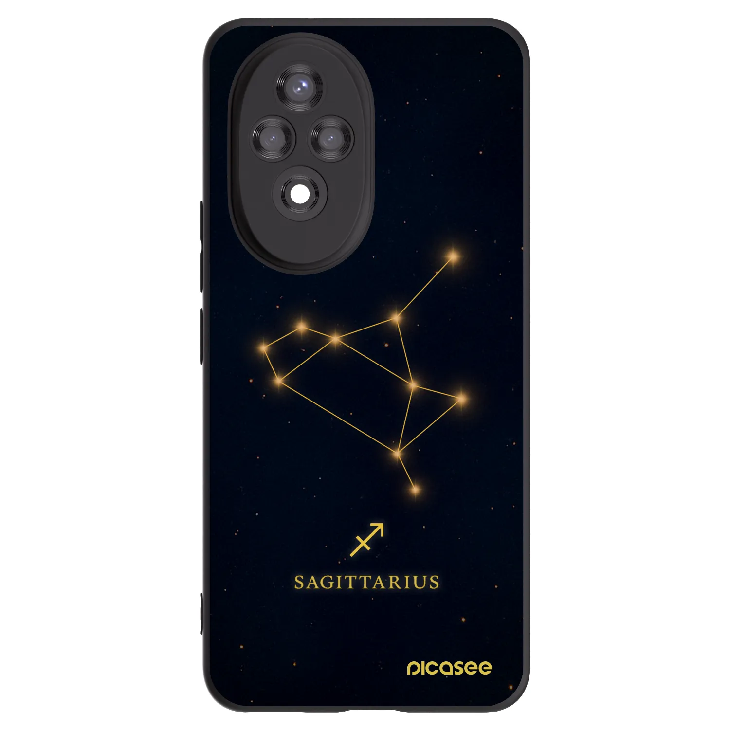 Picasee silikónový čierny obal pre Honor 200 Pro 5G - SAGITTARIUS