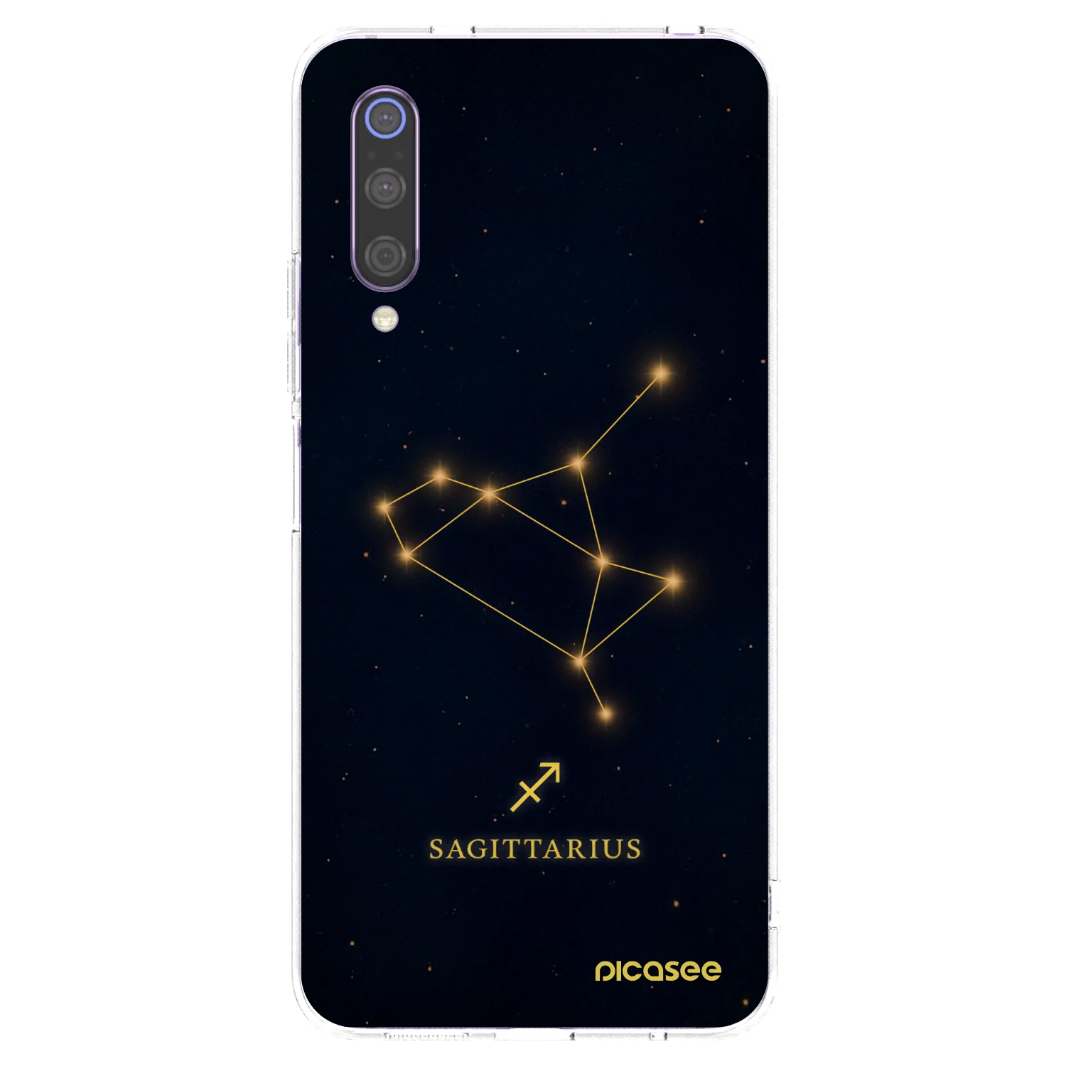 Picasee silikónový prehľadný obal pre Xiaomi Mi 9 - SAGITTARIUS