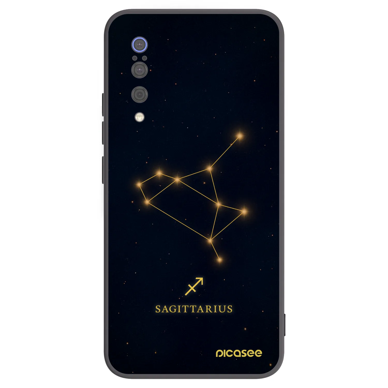 Picasee silikónový čierny obal pre Xiaomi Mi 9 - SAGITTARIUS