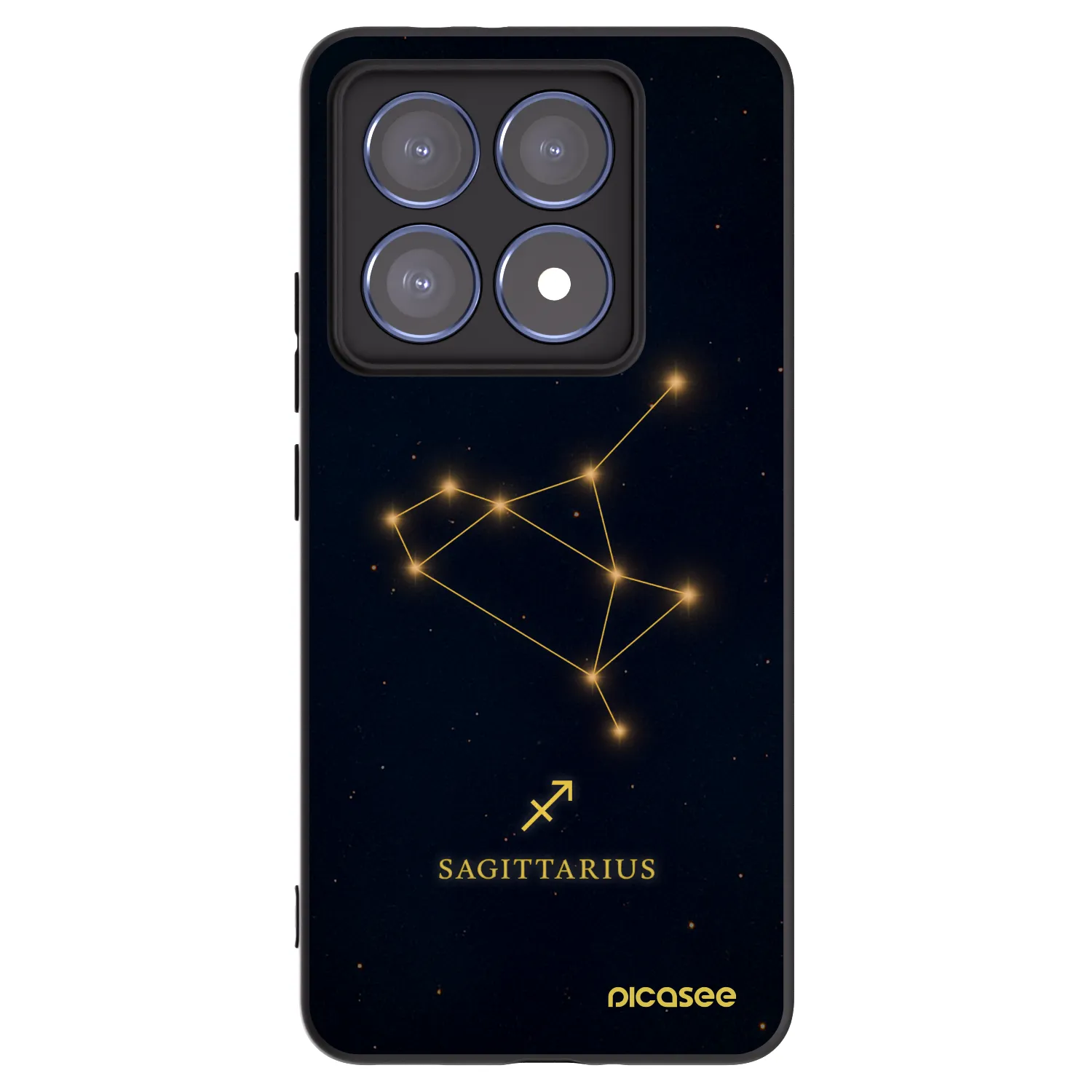 Picasee silikónový čierny obal pre Xiaomi 14T Pro - SAGITTARIUS