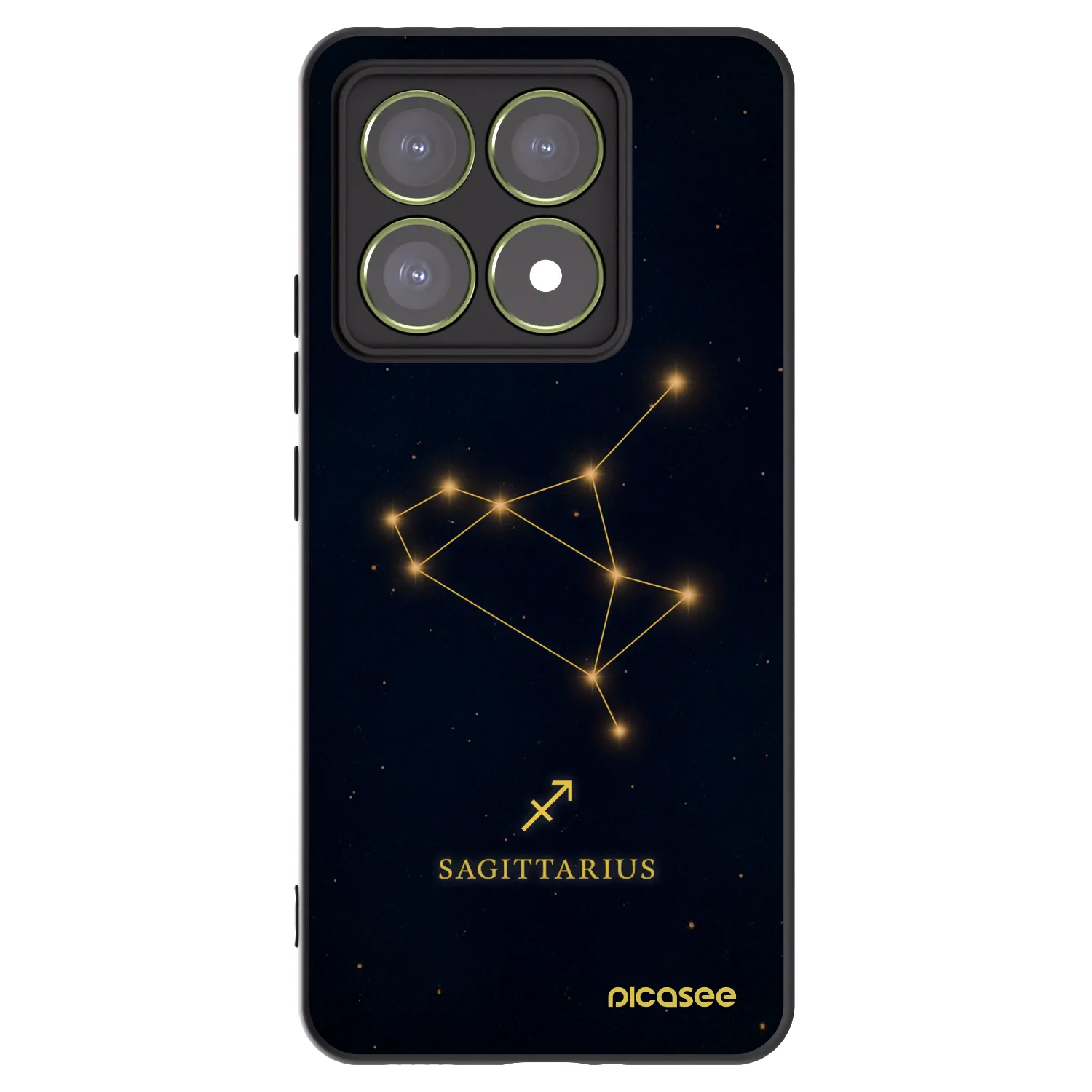 Picasee silikónový čierny obal pre Xiaomi 14T - SAGITTARIUS