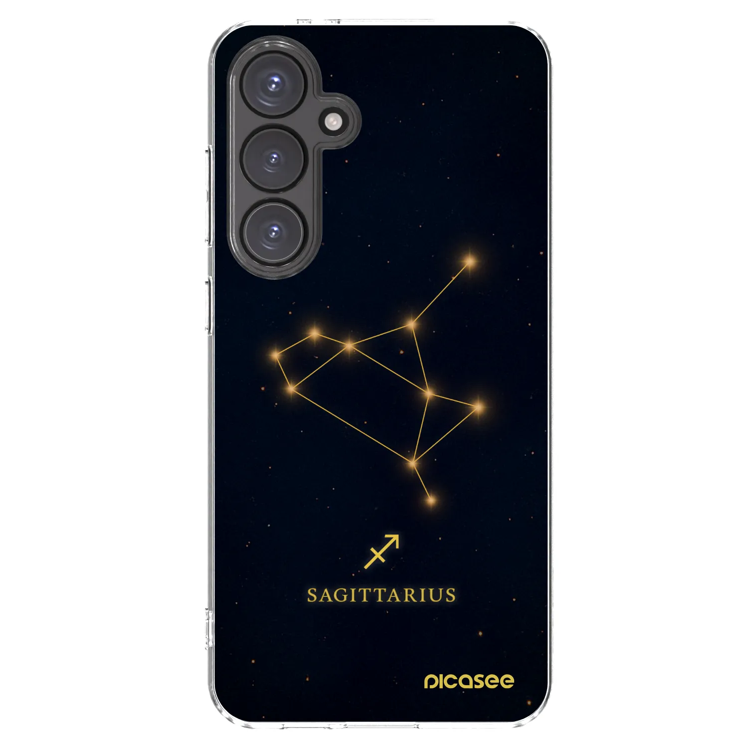 Picasee silikónový prehľadný obal pre Samsung Galaxy S24 FE S721B - SAGITTARIUS