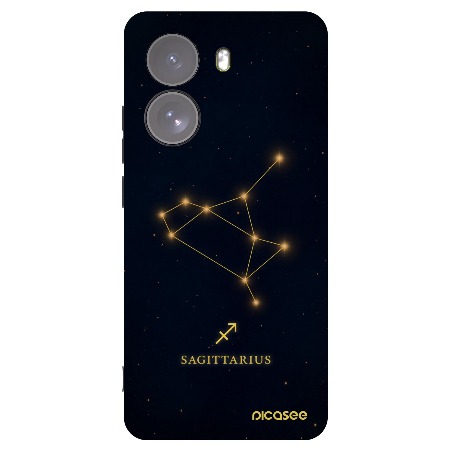 Picasee silikónový čierny obal pre Xiaomi Poco X7 - SAGITTARIUS
