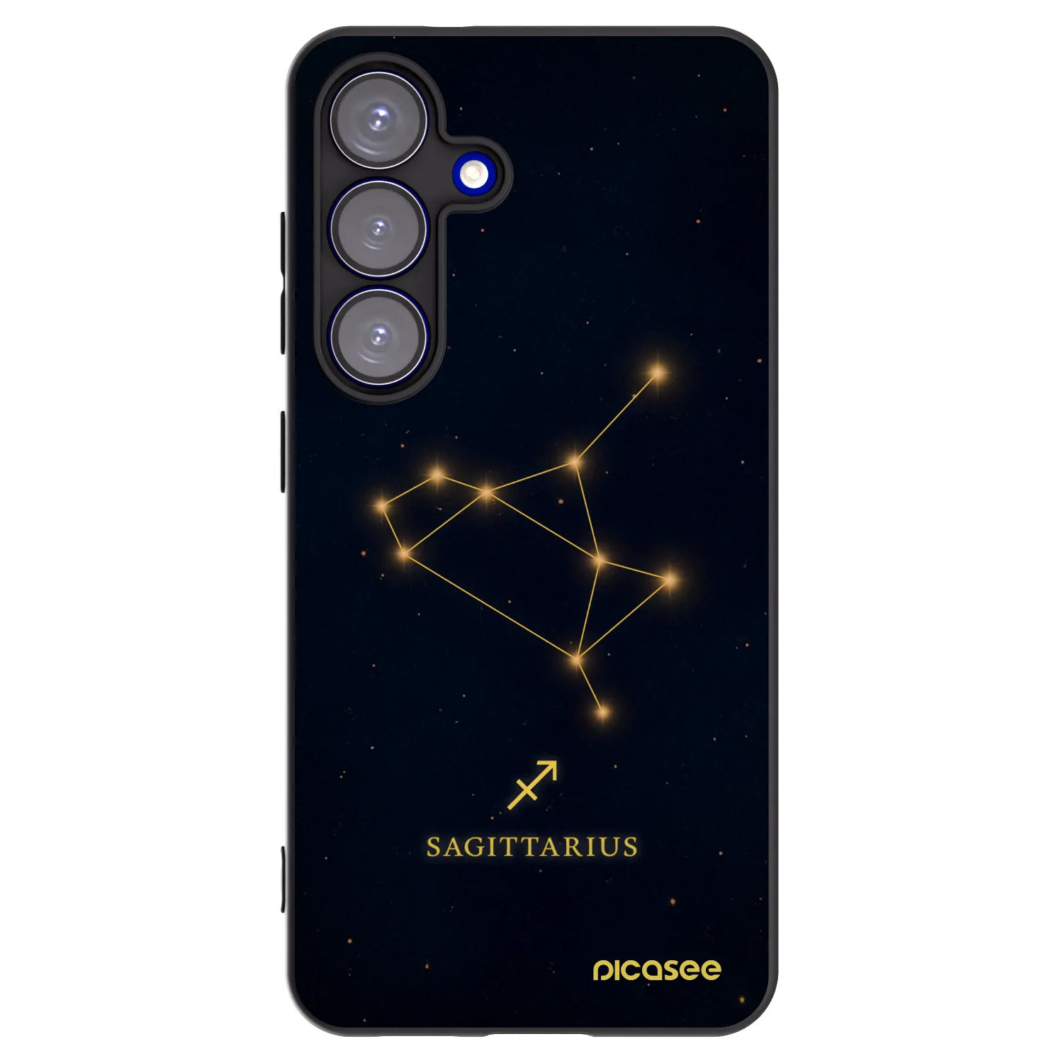 Picasee silikónový čierny obal pre Samsung Galaxy S25 5G - SAGITTARIUS