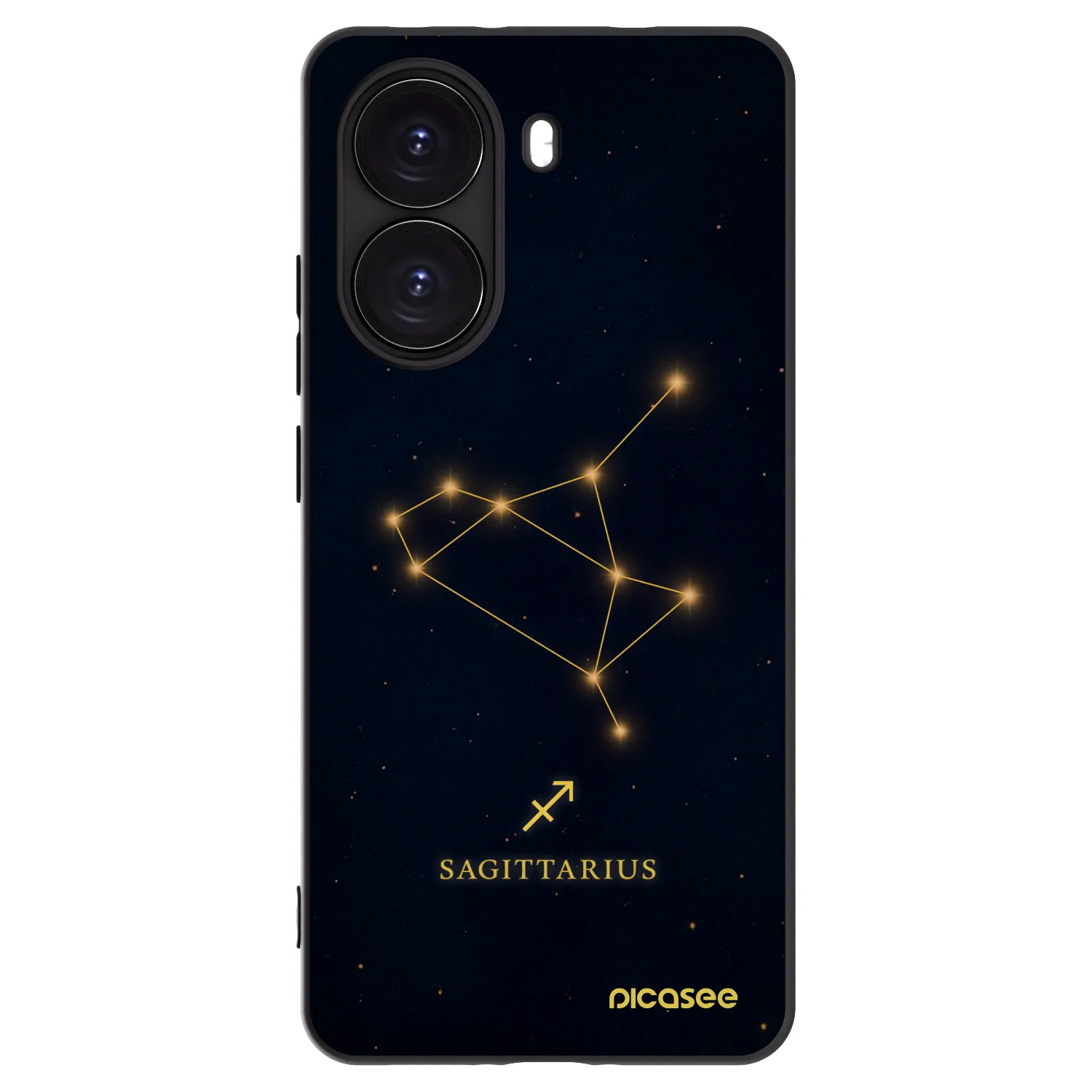 Picasee silikónový čierny obal pre Xiaomi Poco X7 Pro 5G - SAGITTARIUS