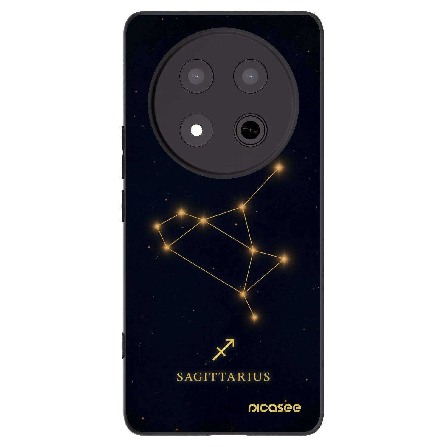 Picasee silikónový čierny obal pre Honor Magic7 Lite 5G - SAGITTARIUS
