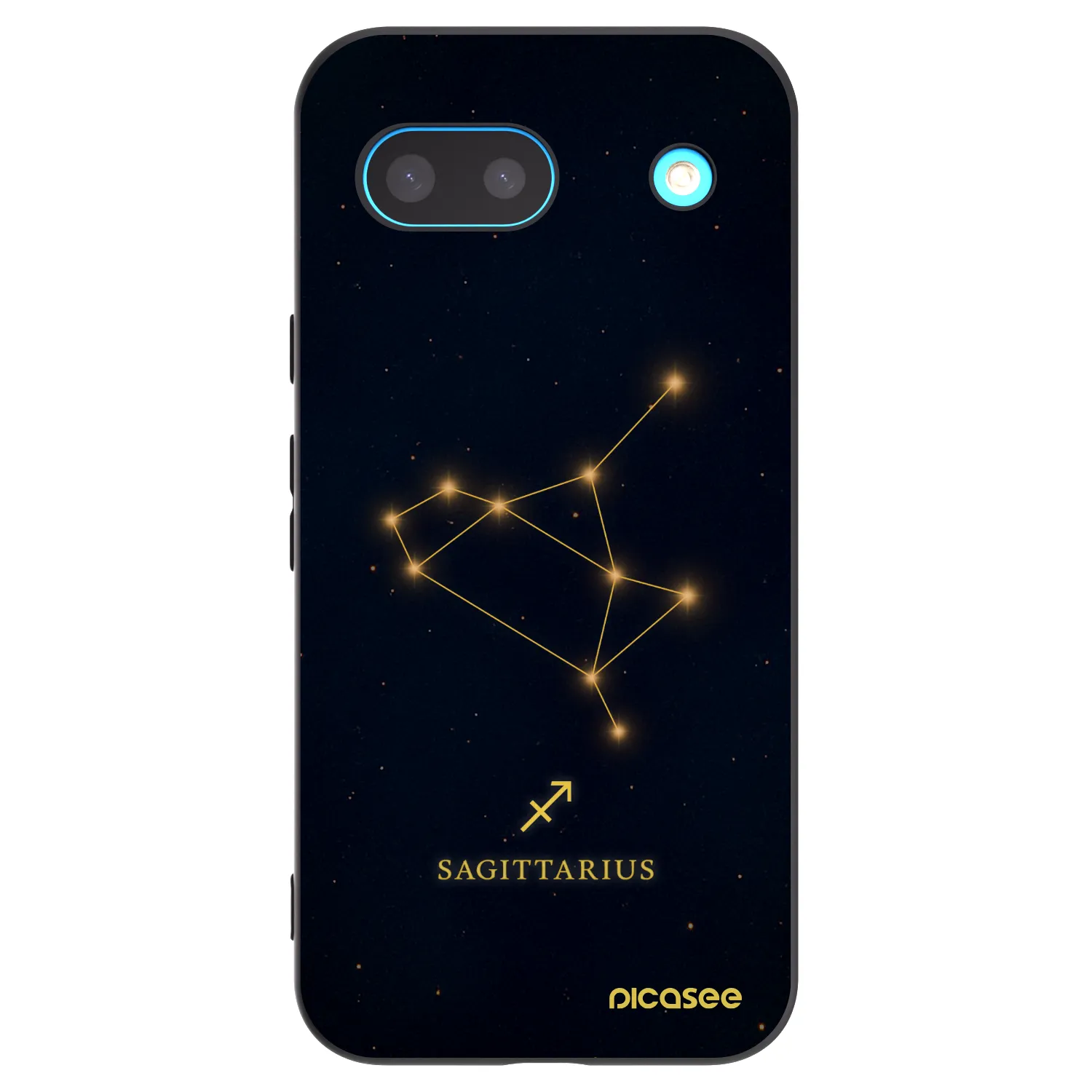 Picasee silikónový čierny obal pre Google Pixel 8 - SAGITTARIUS