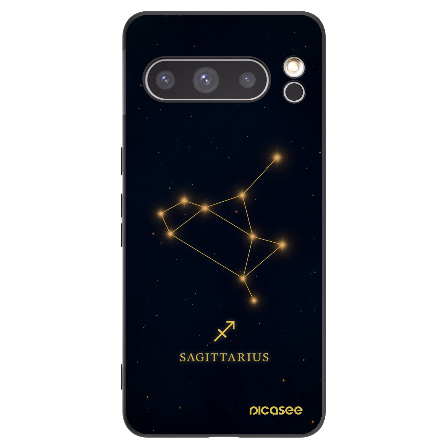 Picasee silikónový čierny obal pre Google Pixel 8 Pro - SAGITTARIUS