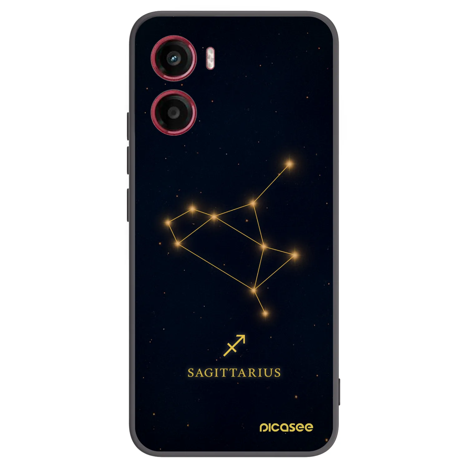 Picasee silikónový čierny obal pre Motorola Moto G05 - SAGITTARIUS