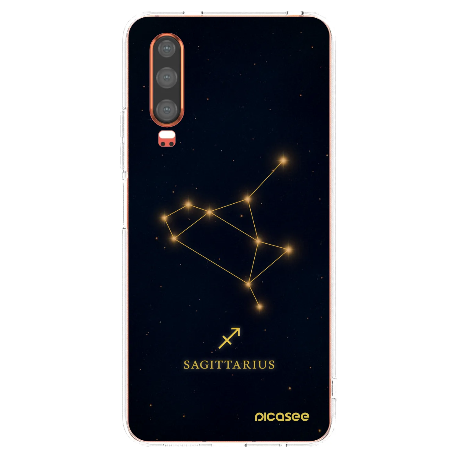 Picasee silikónový prehľadný obal pre Huawei P30 - SAGITTARIUS