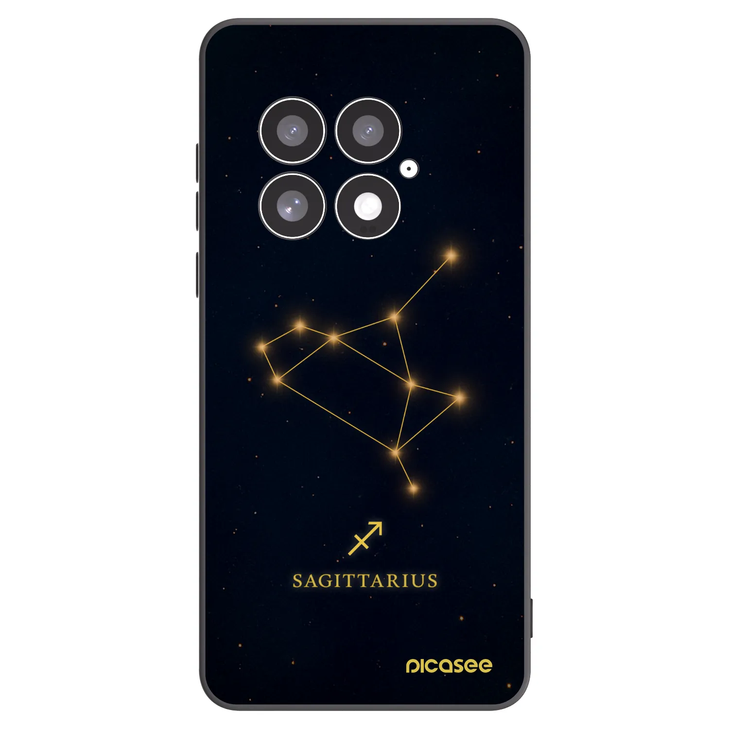 Picasee silikónový čierny obal pre OnePlus 13 5G - SAGITTARIUS