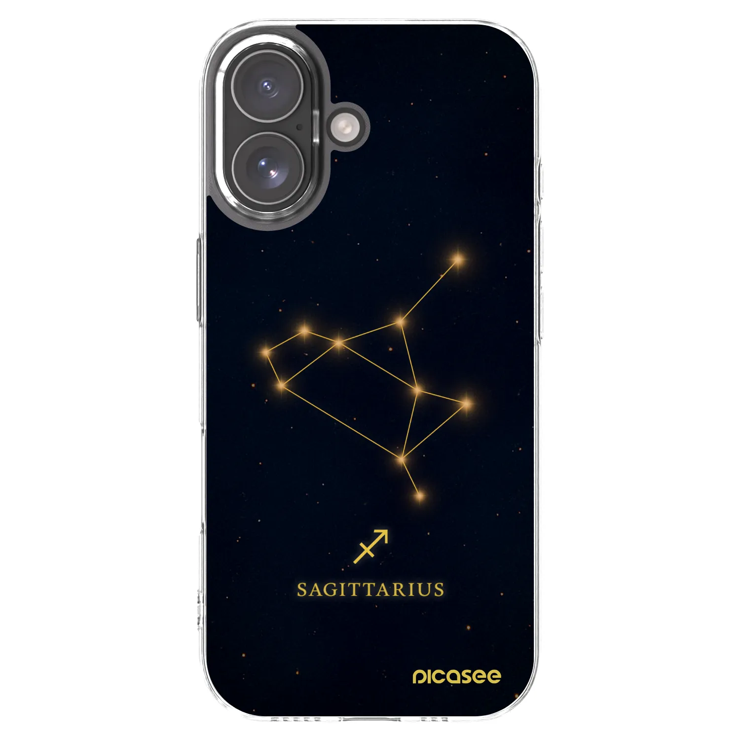 Picasee silikónový prehľadný obal pre Apple iPhone 17 - SAGITTARIUS