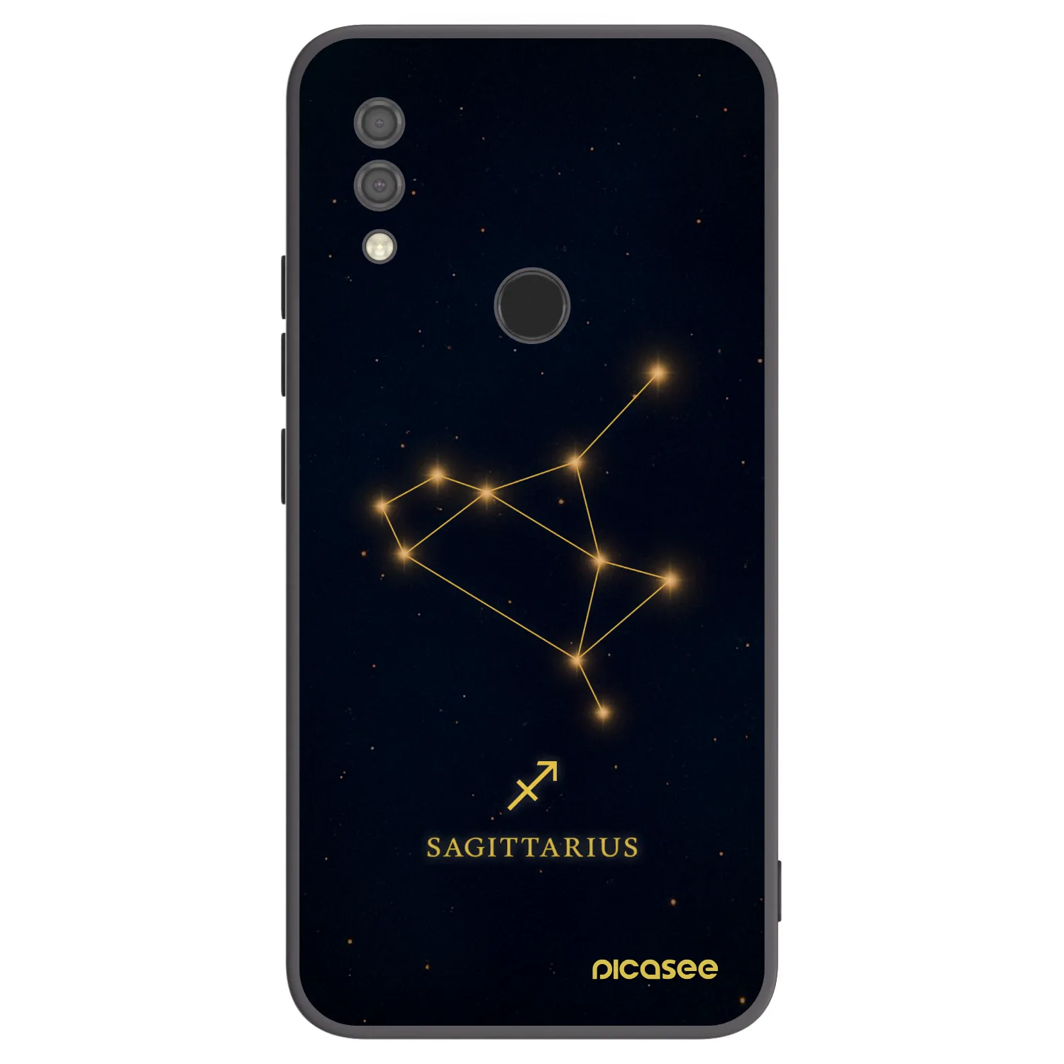 Picasee silikónový čierny obal pre Xiaomi Redmi 7 - SAGITTARIUS