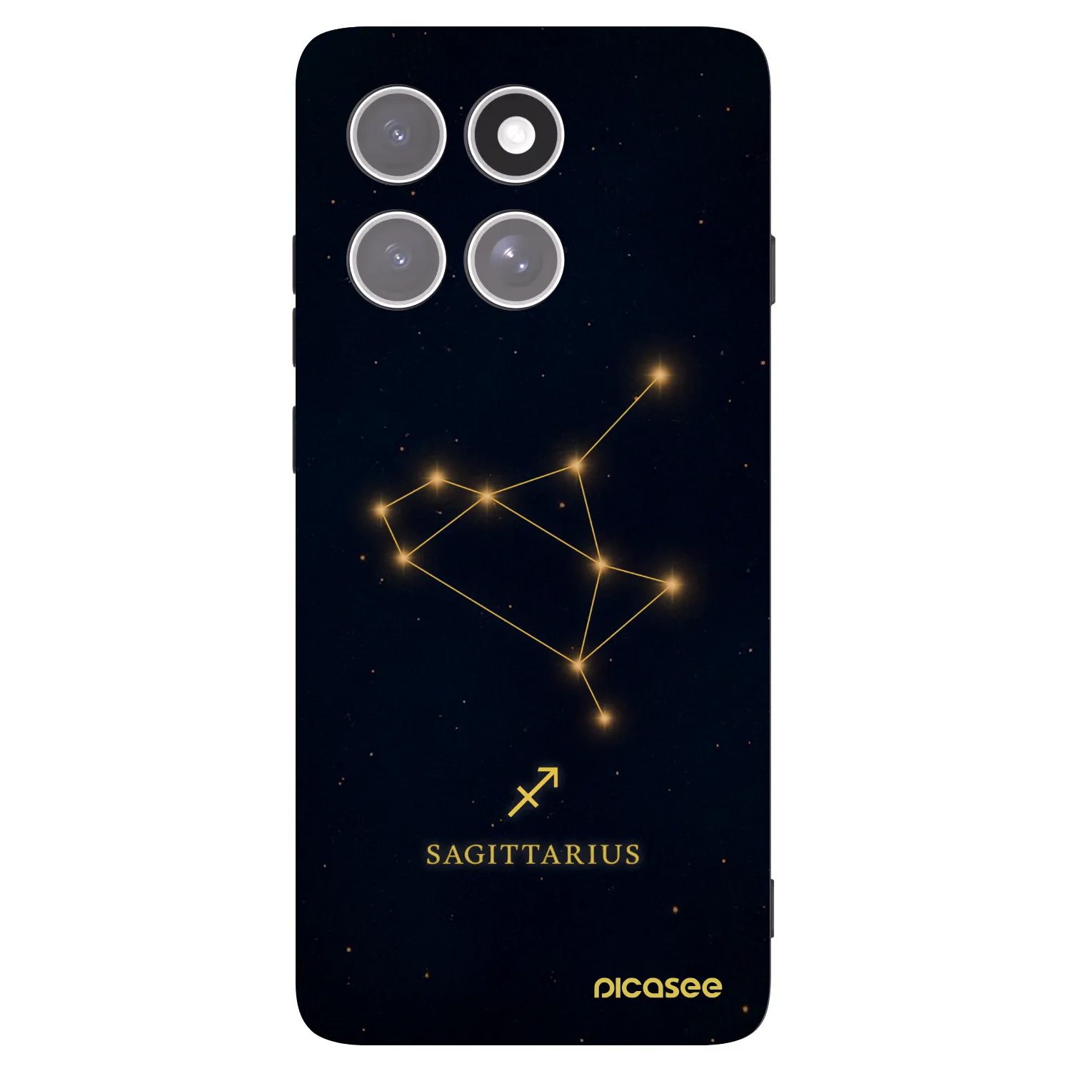 Picasee silikónový čierny obal pre Motorola Edge 60 Pro - SAGITTARIUS
