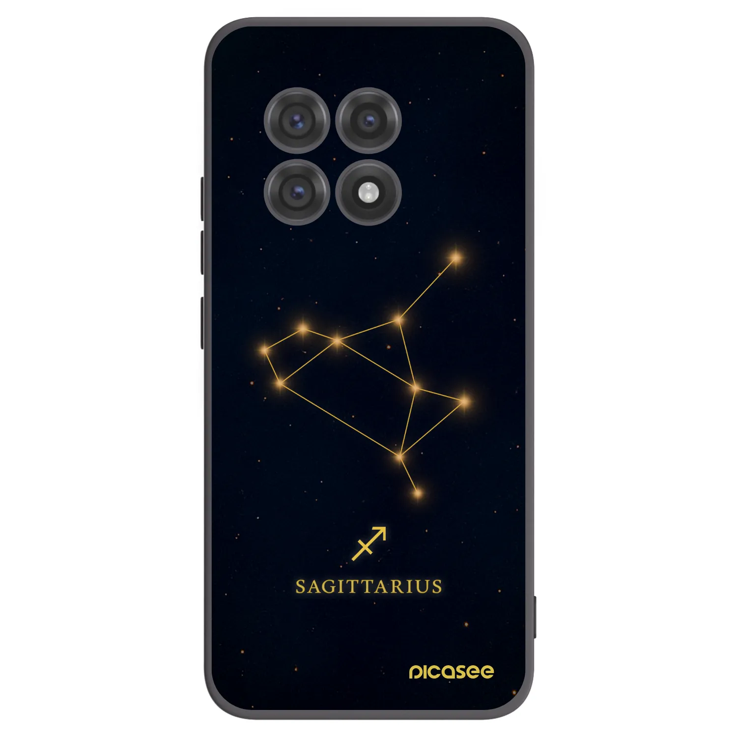 Silikónový čierny obal pre OnePlus 13R 5G - SAGITTARIUS