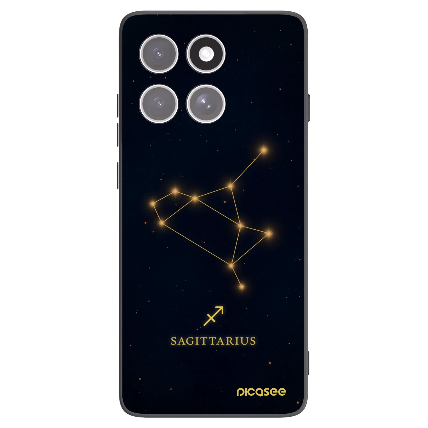 Silikónový čierny obal pre Motorola Edge 60 Fusion - SAGITTARIUS