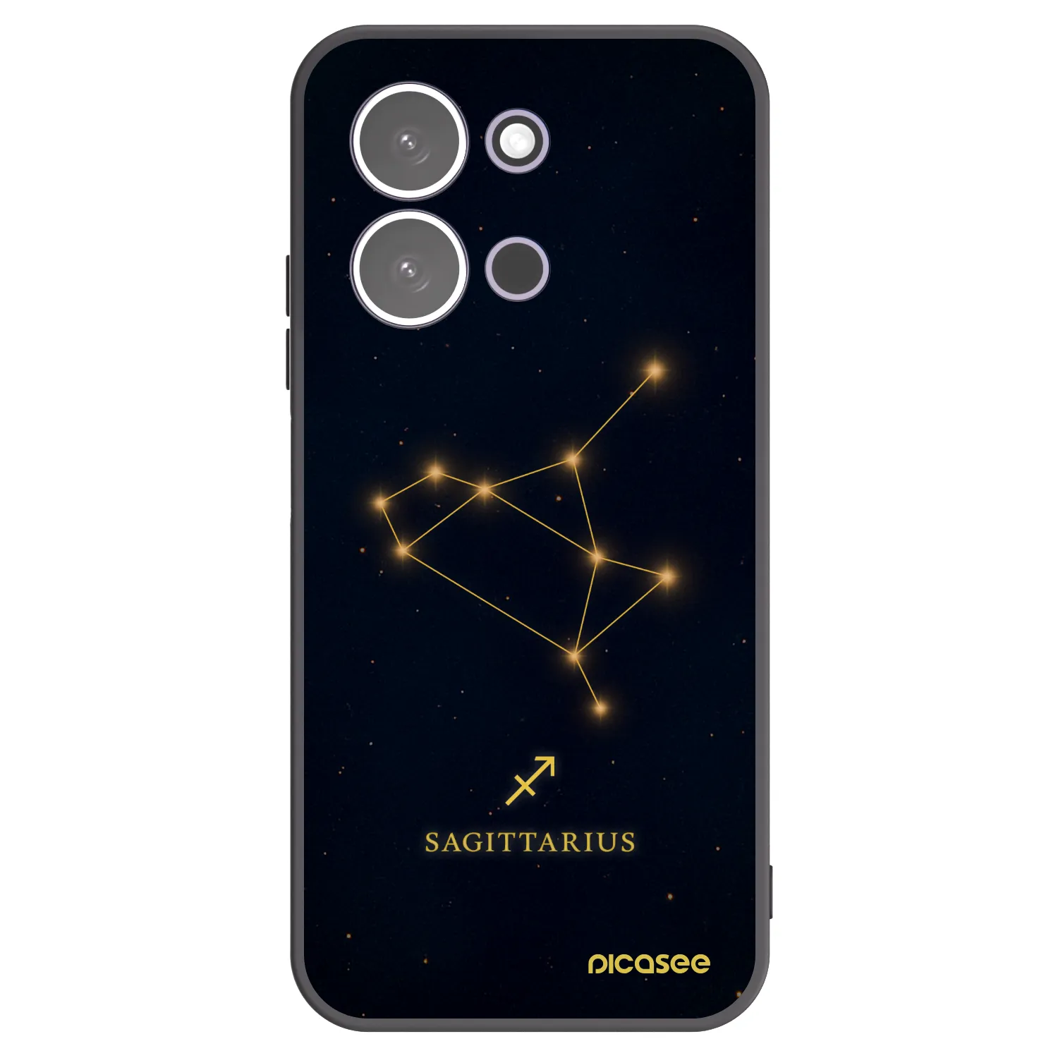 Picasee silikónový čierny obal pre Xiaomi Redmi 15C 5G - SAGITTARIUS