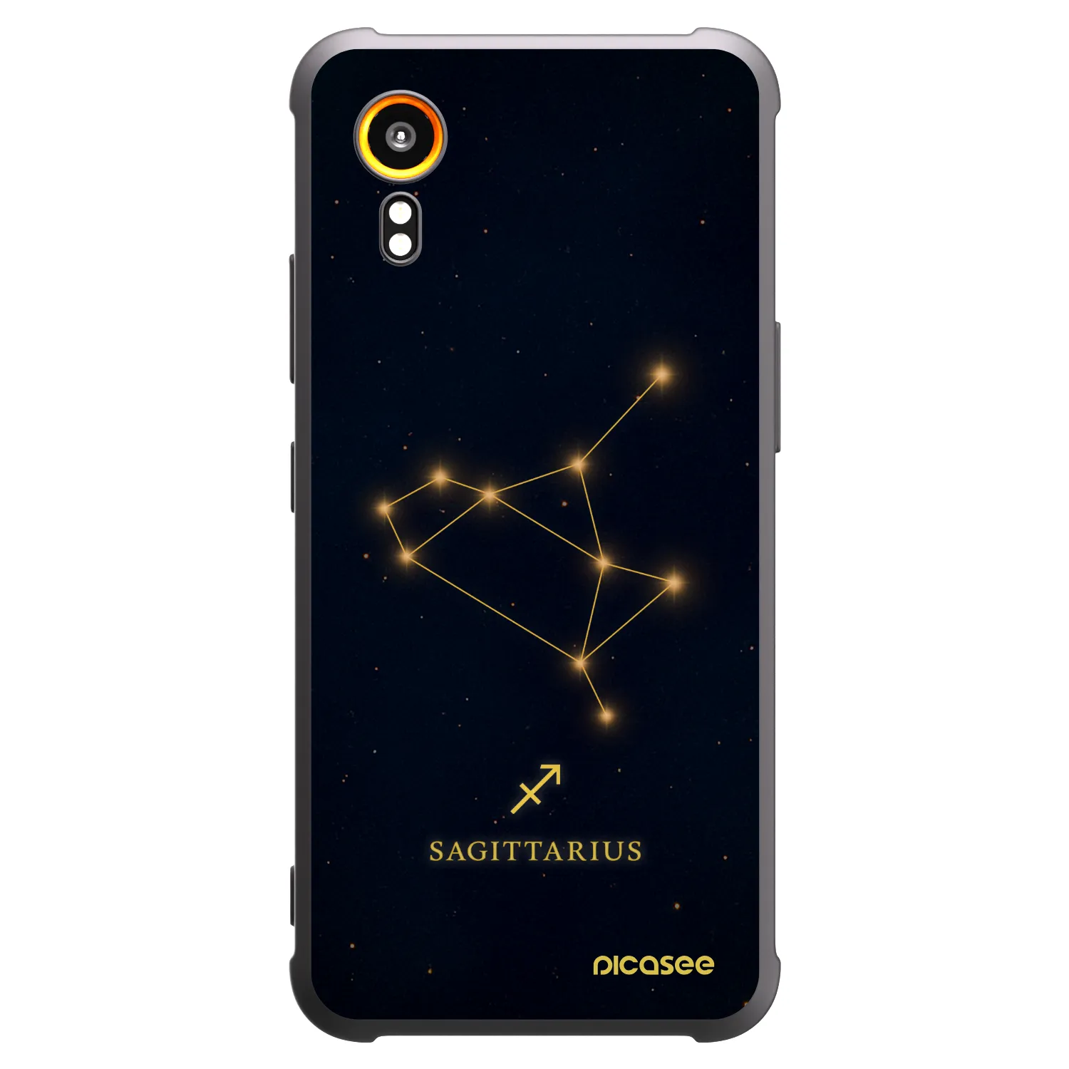 Picasee silikónový čierny obal pre Samsung Galaxy Xcover 7 - SAGITTARIUS