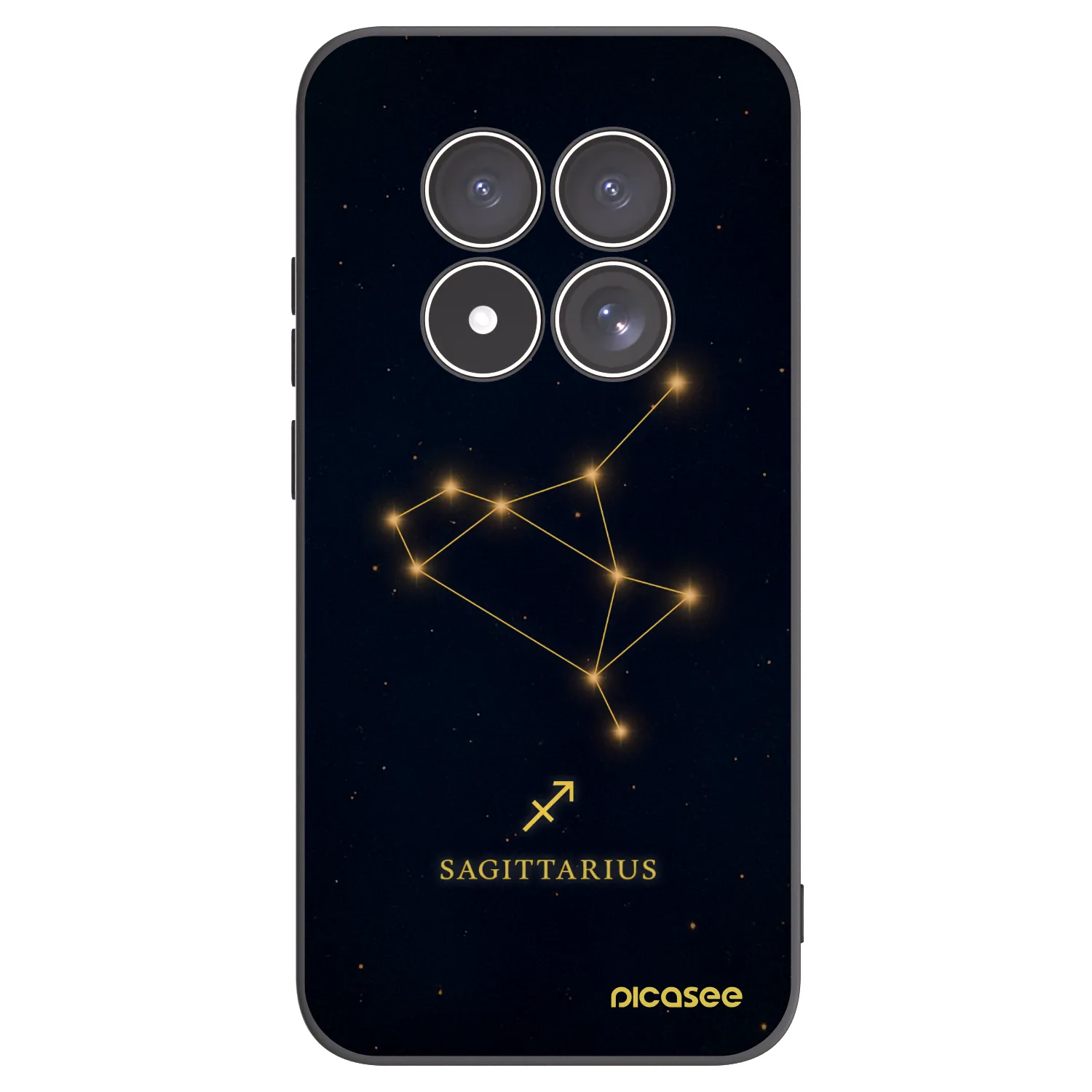 Picasee silikónový čierny obal pre Xiaomi Redmi Note 15 Pro 5G - SAGITTARIUS