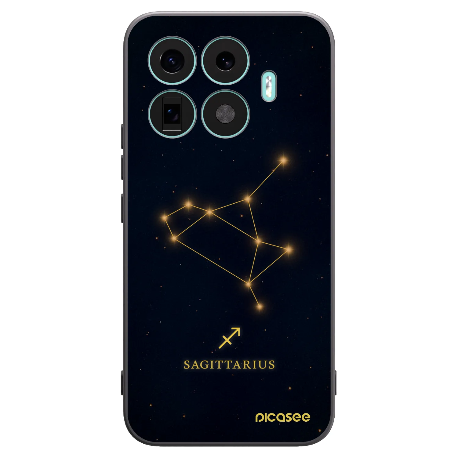 Picasee silikónový čierny obal pre Xiaomi 17T Pro - SAGITTARIUS