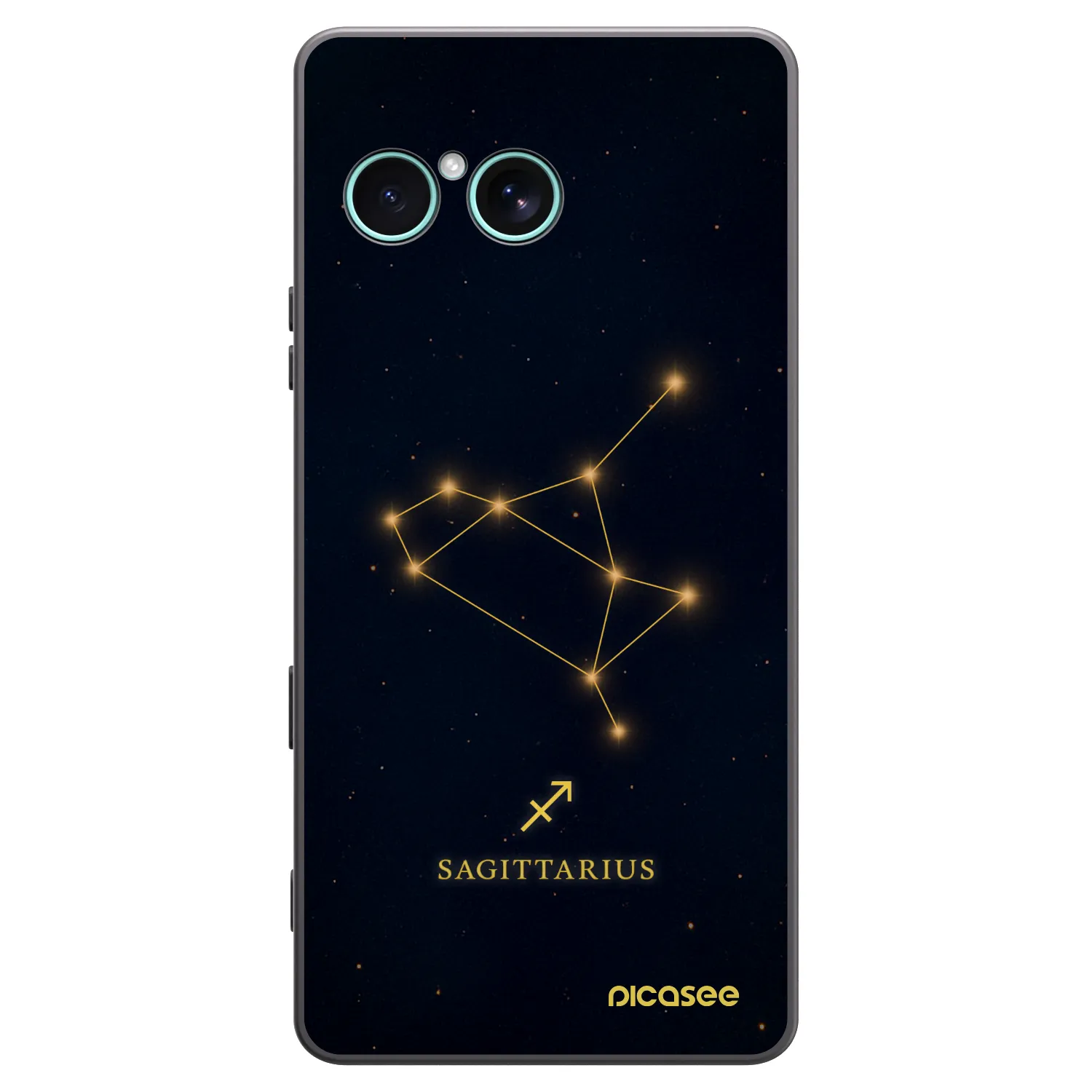 Picasee silikónový čierny obal pre Sony Xperia 10 VII - SAGITTARIUS