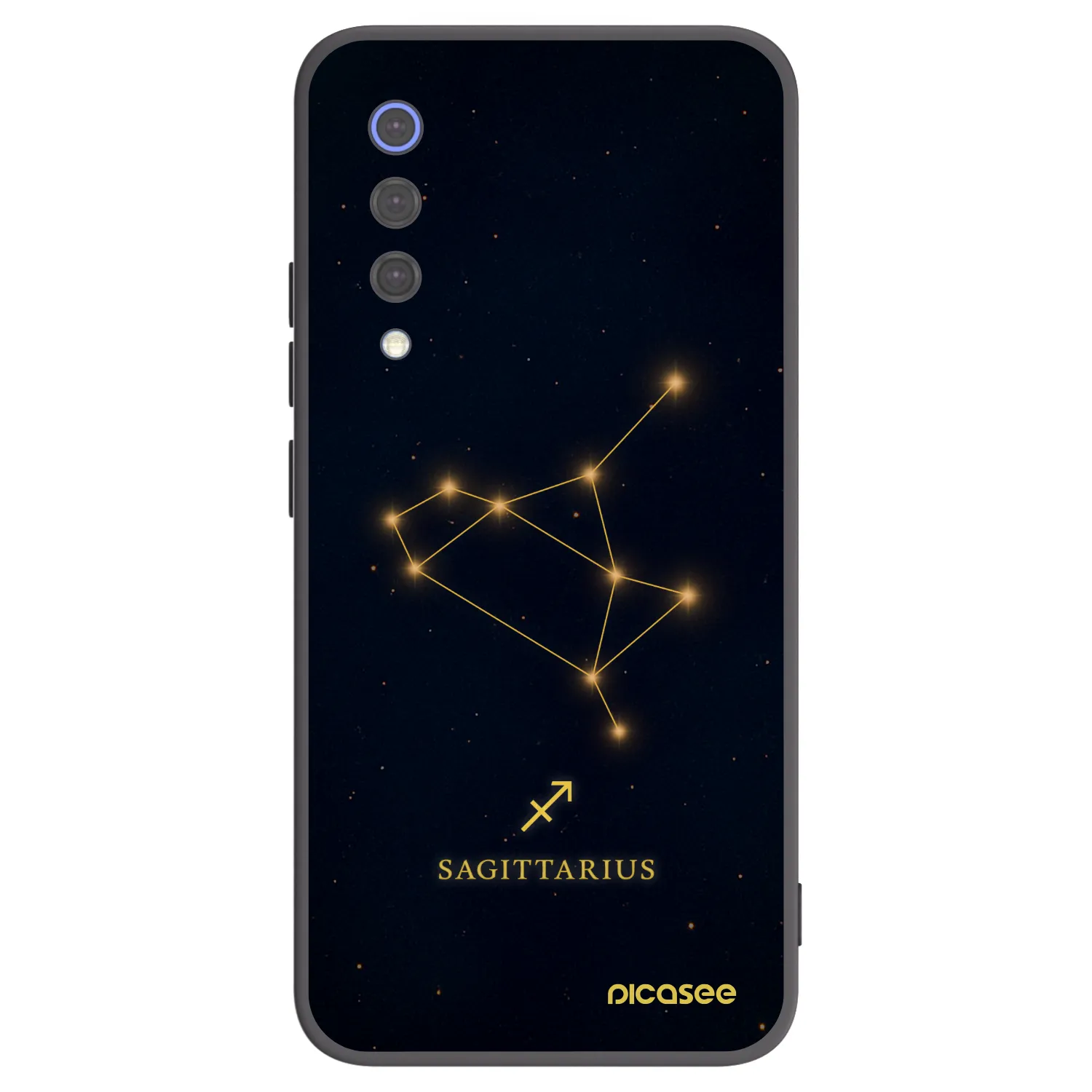 Picasee silikónový čierny obal pre Xiaomi Mi 9 SE - SAGITTARIUS
