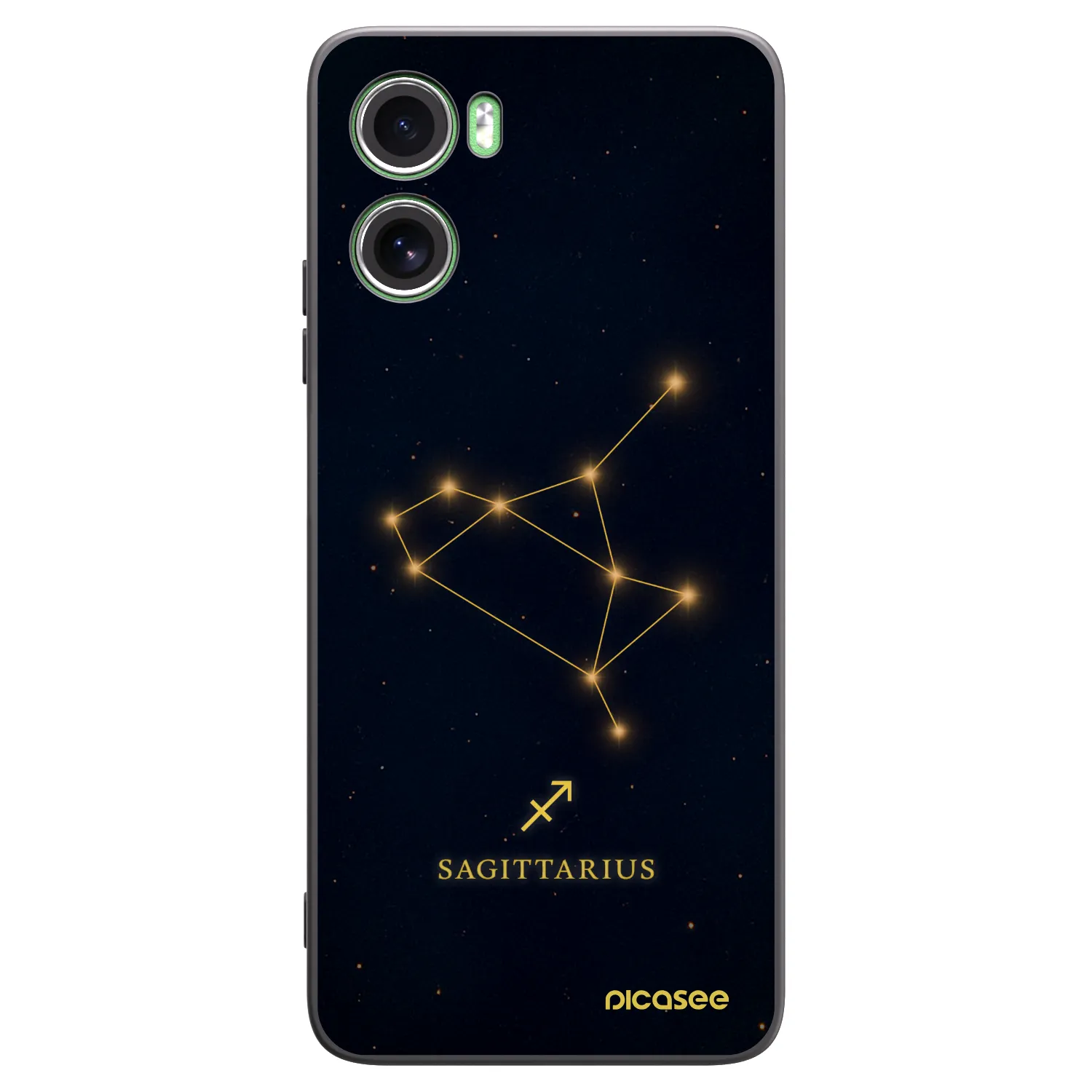 Picasee silikónový čierny obal pre Motorola Moto G06 - SAGITTARIUS