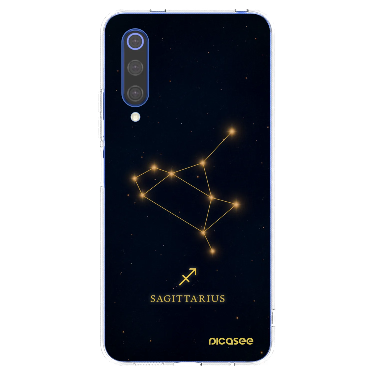 Picasee silikónový prehľadný obal pre Xiaomi Mi 9 SE - SAGITTARIUS