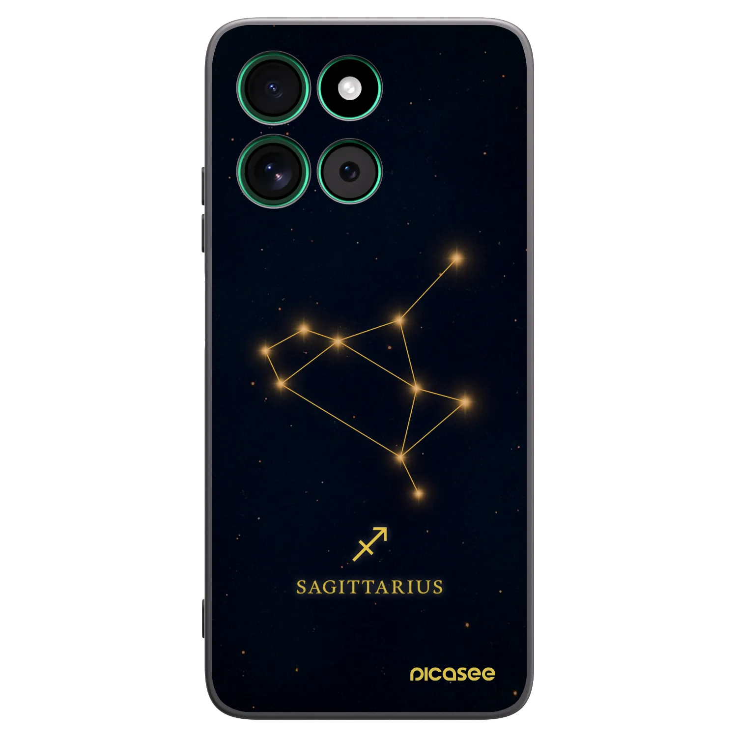 Picasee silikónový čierny obal pre Motorola Moto G57 Power - SAGITTARIUS