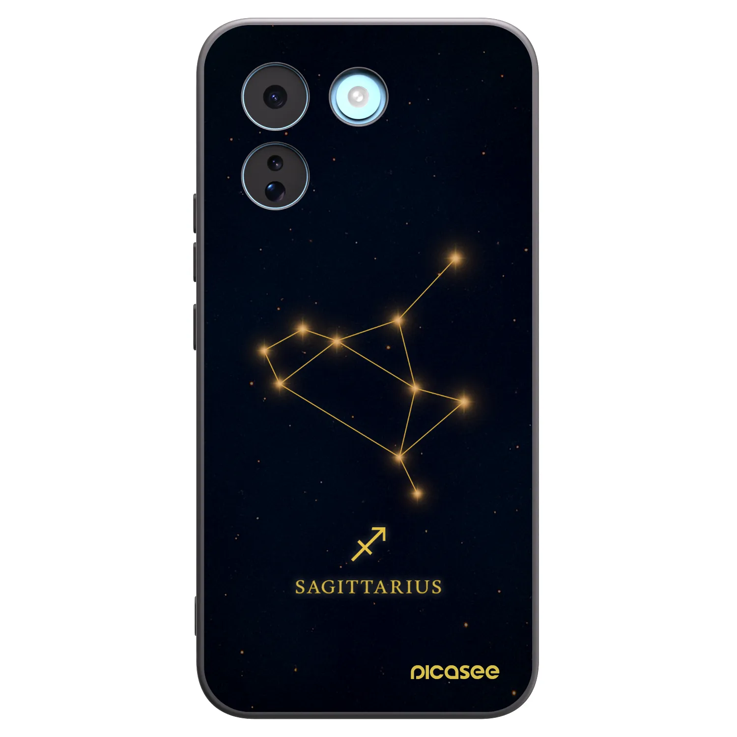 Picasee silikónový čierny obal pre Xiaomi Redmi Note 17 Pro MAX 5G - SAGITTARIUS