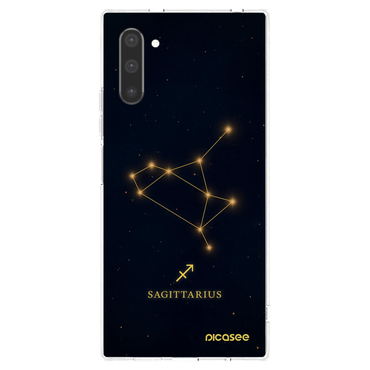 Picasee silikónový prehľadný obal pre Samsung Galaxy Note 10 N970F - SAGITTARIUS