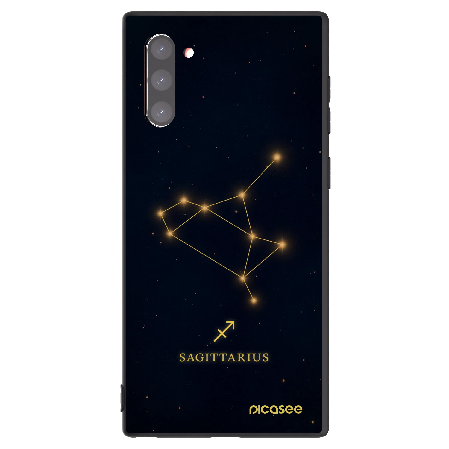Picasee silikónový čierny obal pre Samsung Galaxy Note 10 N970F - SAGITTARIUS