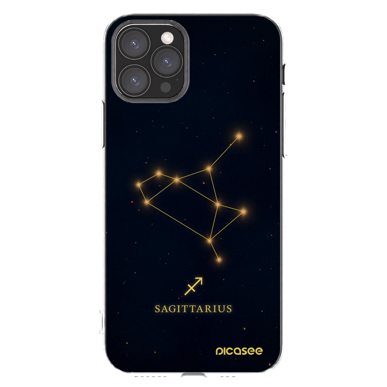Picasee silikónový prehľadný obal pre Apple iPhone 11 Pro - SAGITTARIUS