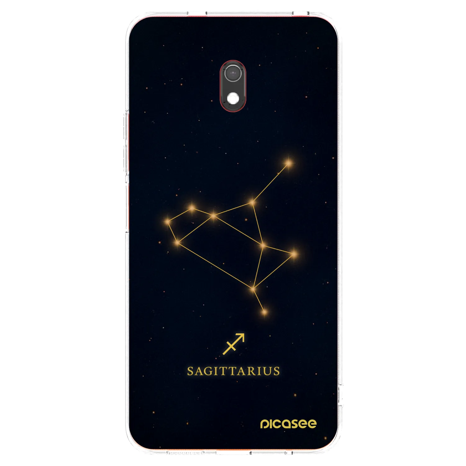 Picasee silikónový prehľadný obal pre Xiaomi Redmi 8A - SAGITTARIUS