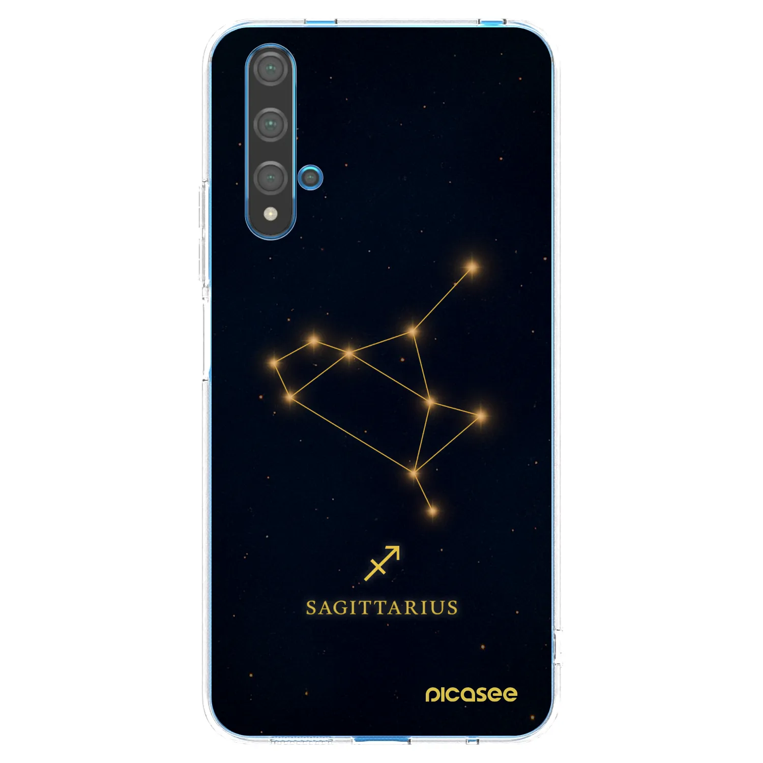 Picasee silikónový prehľadný obal pre Huawei Nova 5T - SAGITTARIUS