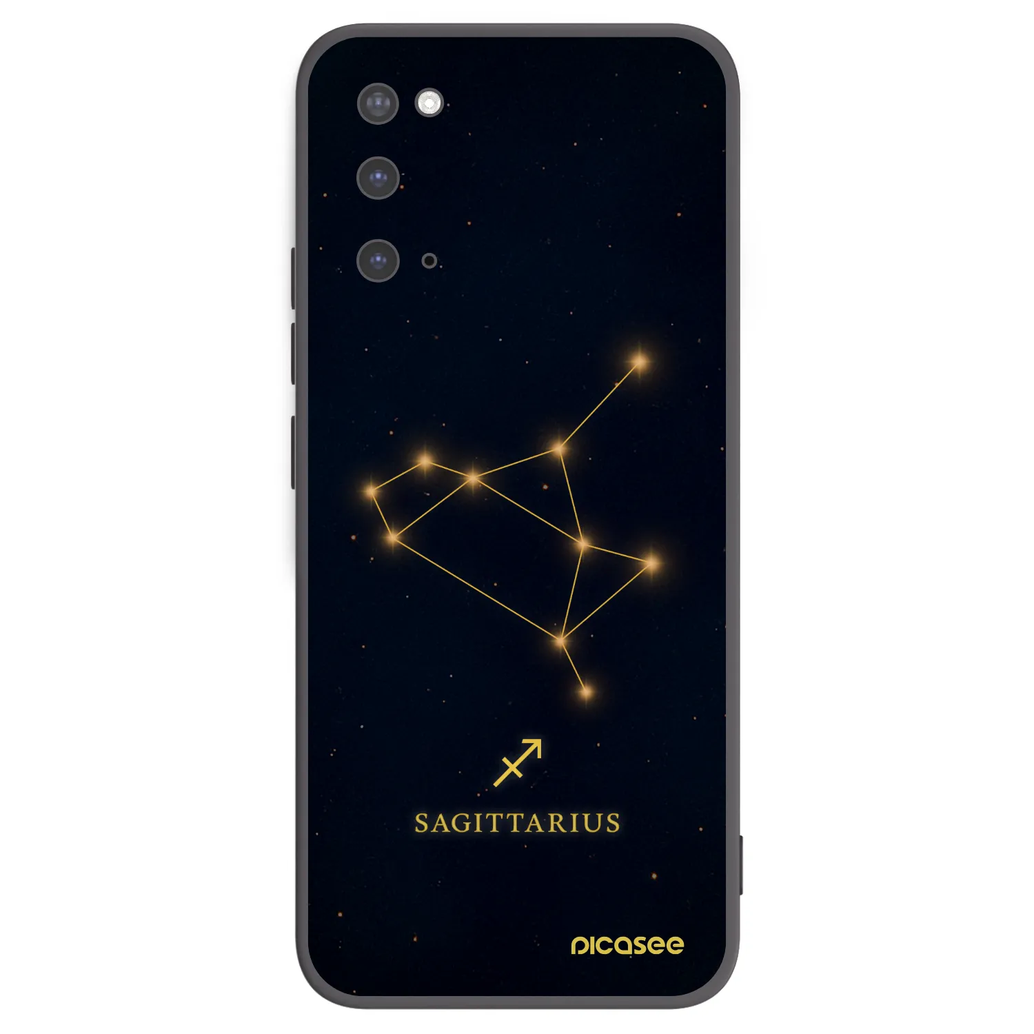 Picasee silikónový čierny obal pre Samsung Galaxy S20 G980F - SAGITTARIUS