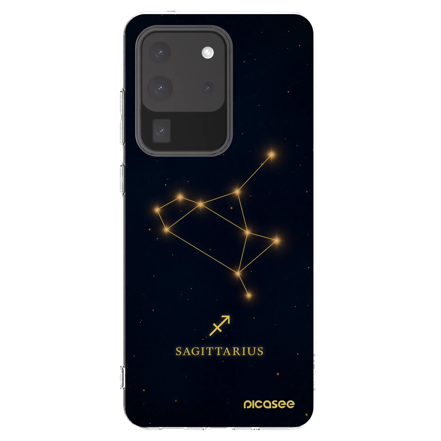 Picasee silikónový prehľadný obal pre Samsung Galaxy S20 Ultra 5G G988F - SAGITTARIUS