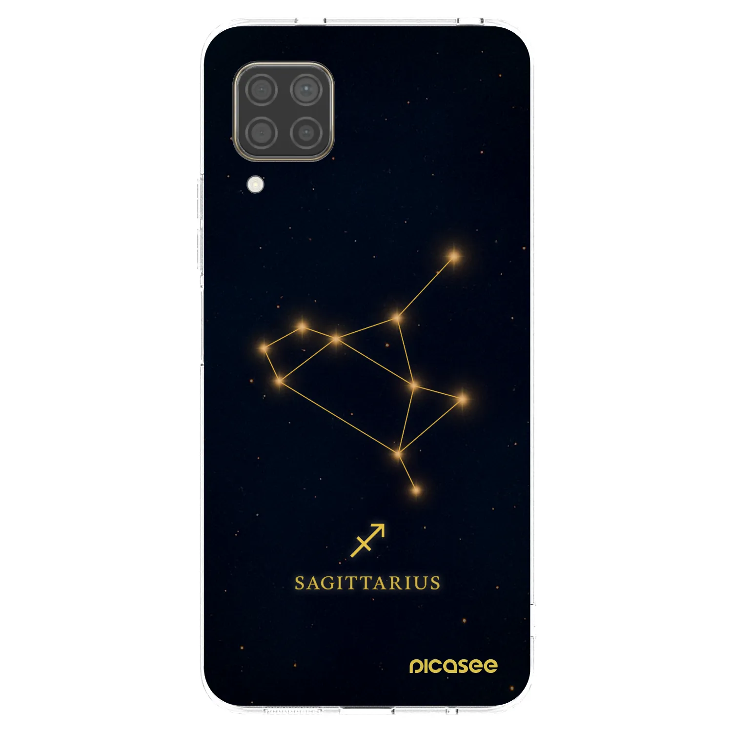 Picasee silikónový prehľadný obal pre Huawei P40 Lite - SAGITTARIUS