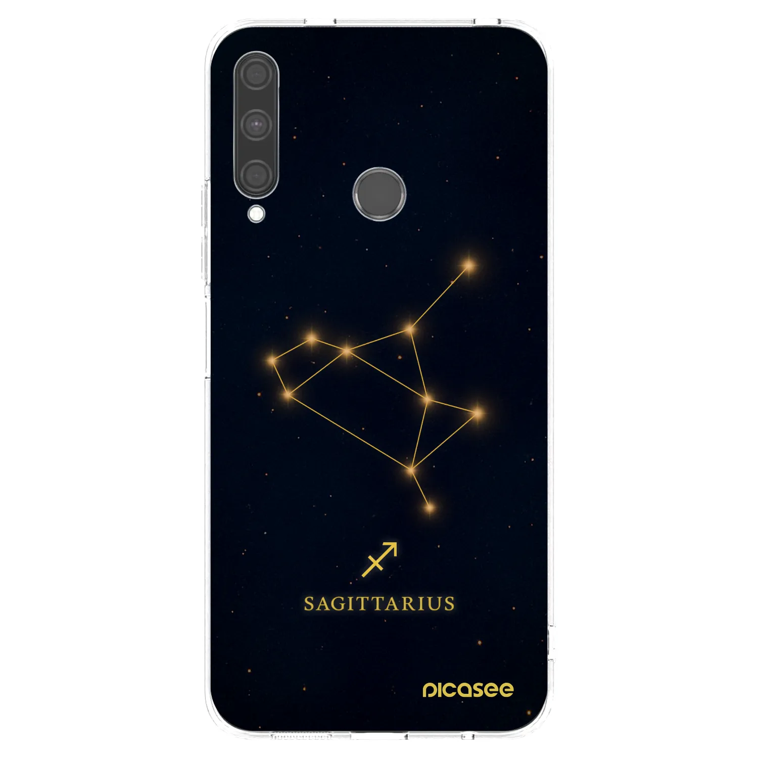 Picasee silikónový prehľadný obal pre Huawei P40 Lite E - SAGITTARIUS