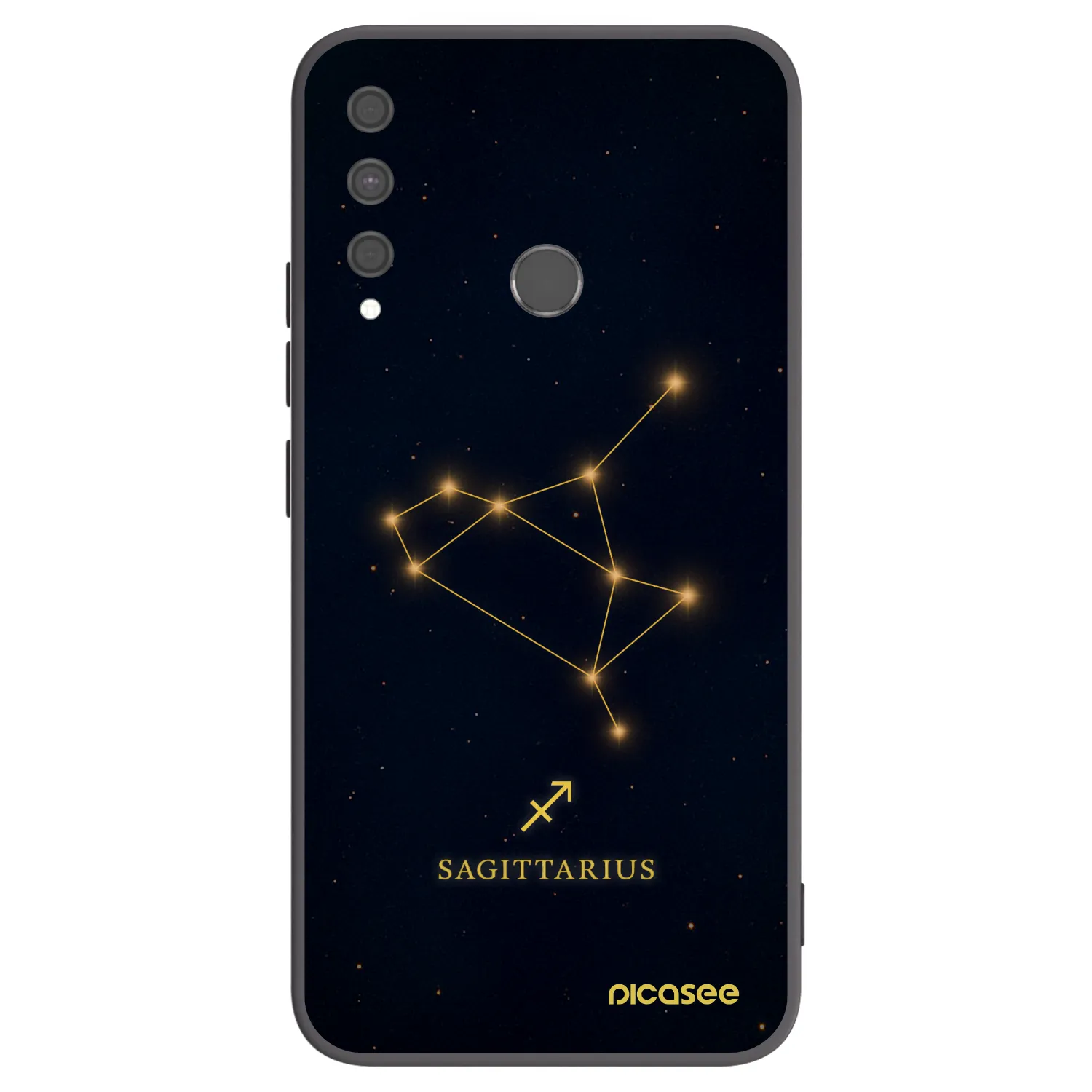 Picasee silikónový čierny obal pre Huawei P40 Lite E - SAGITTARIUS