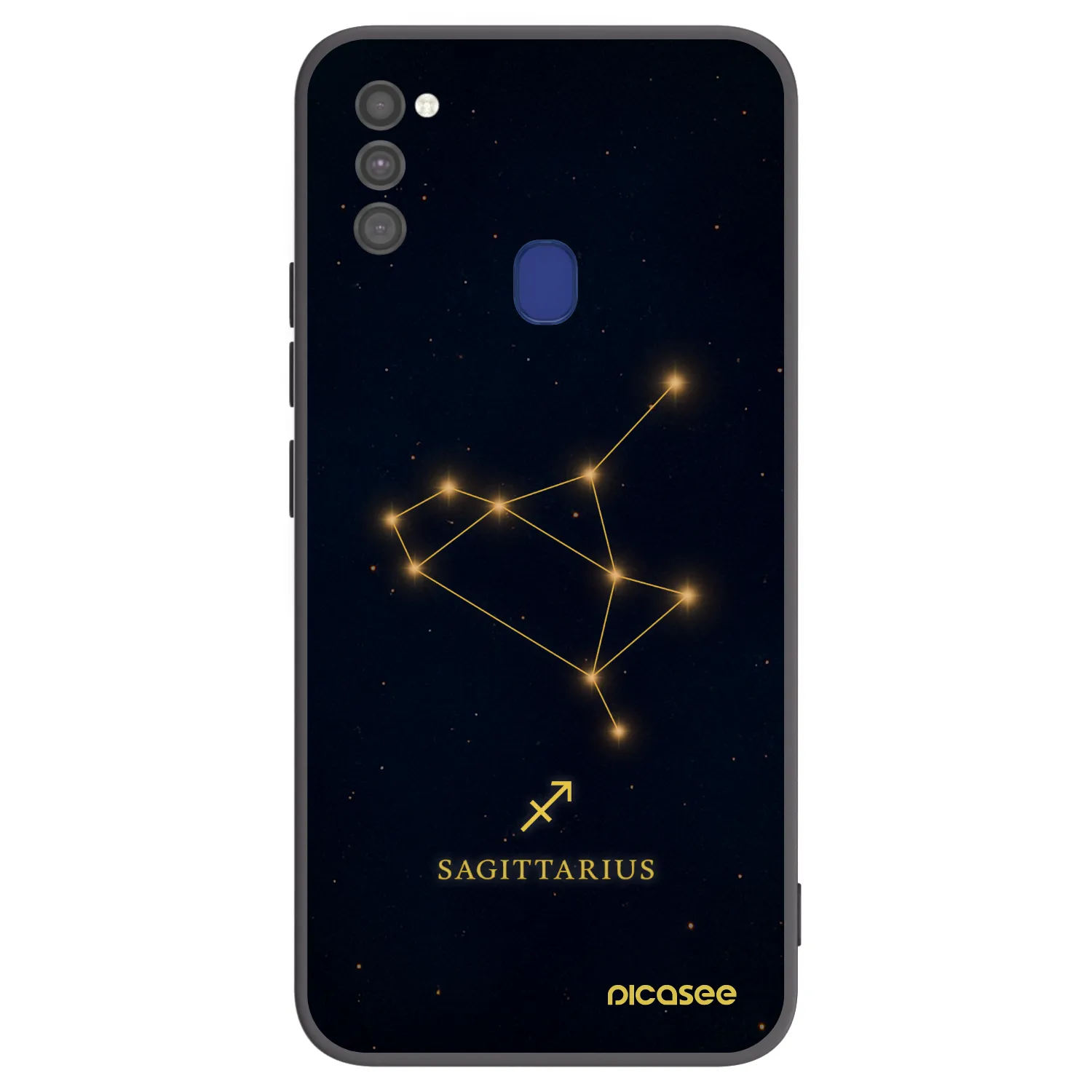 Picasee silikónový čierny obal pre Samsung Galaxy M21 M215F - SAGITTARIUS
