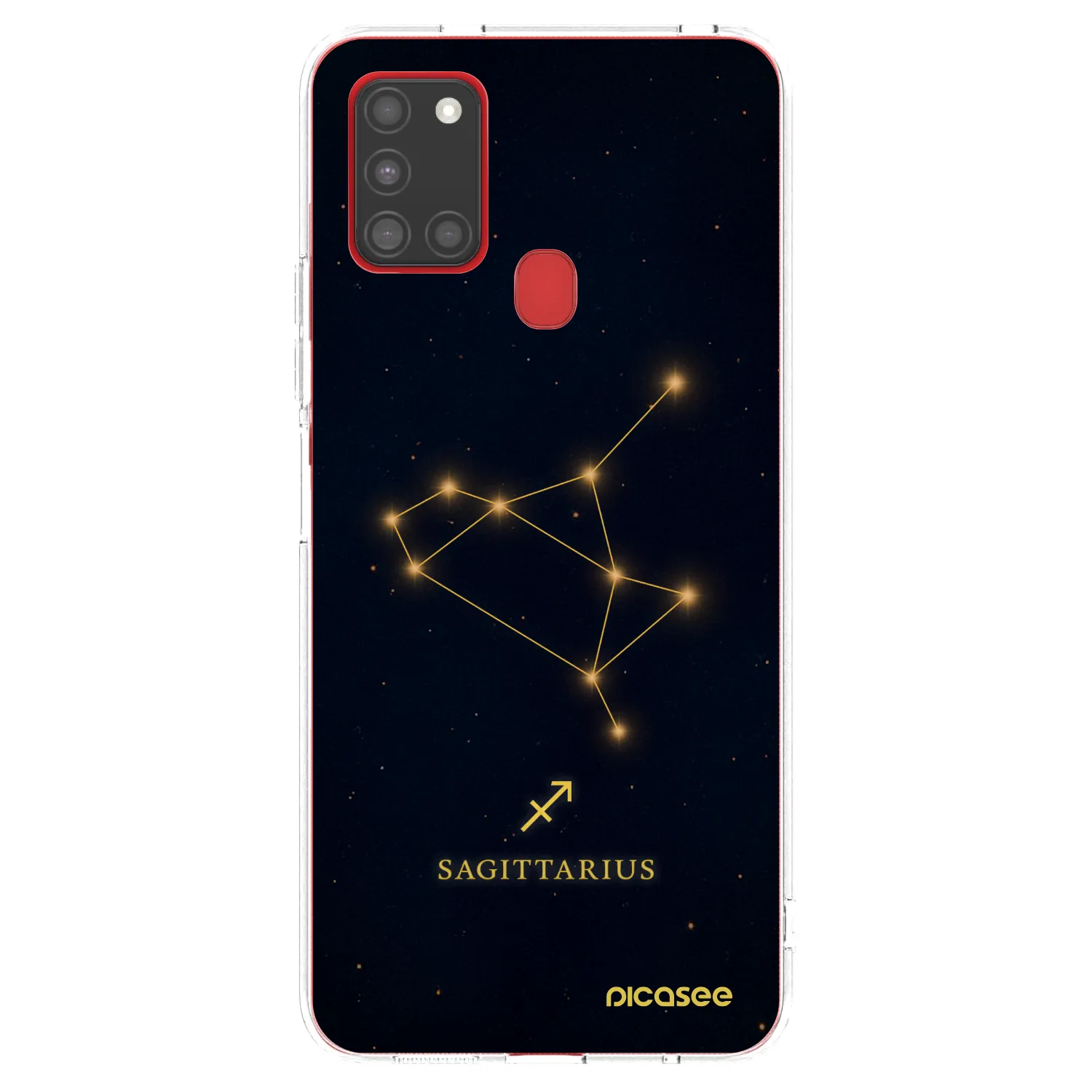 Picasee silikónový prehľadný obal pre Samsung Galaxy A21s - SAGITTARIUS