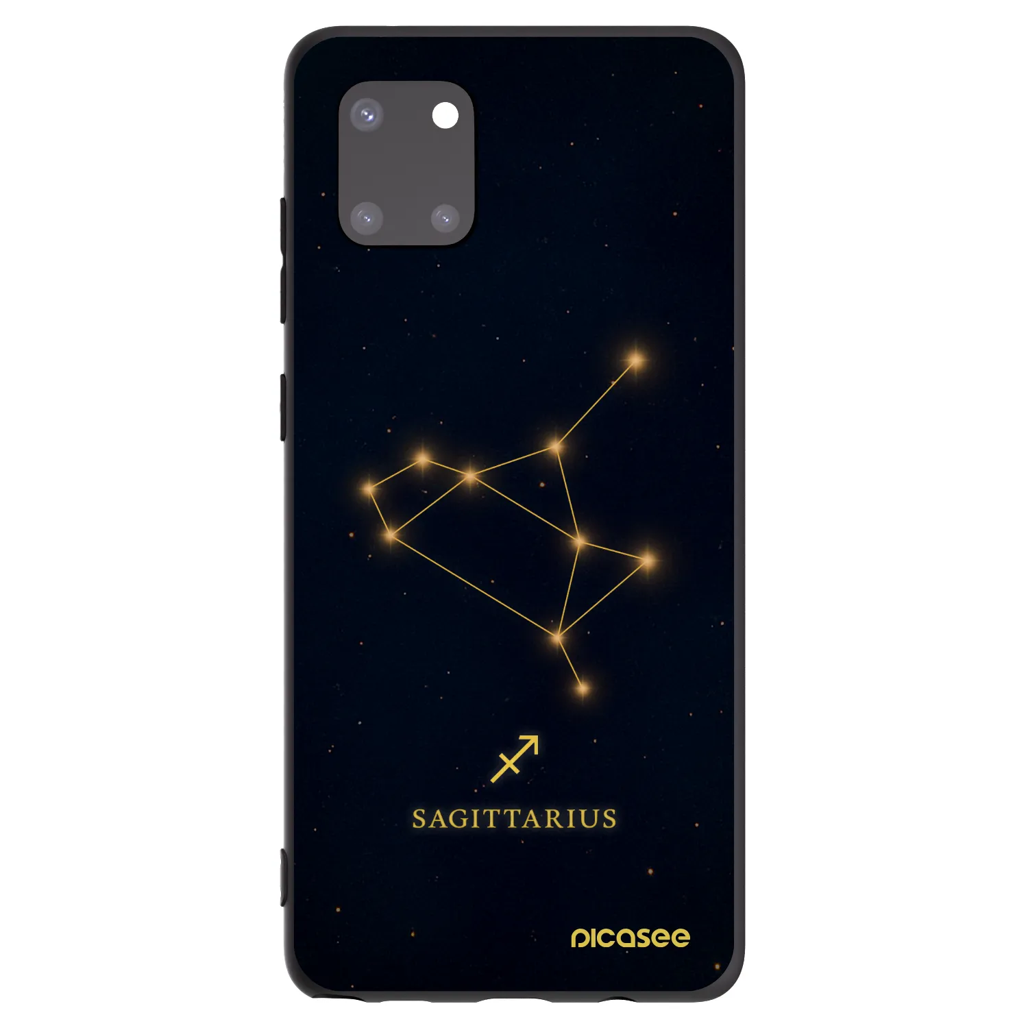 Picasee silikónový čierny obal pre Samsung Galaxy Note 10 Lite N770F - SAGITTARIUS