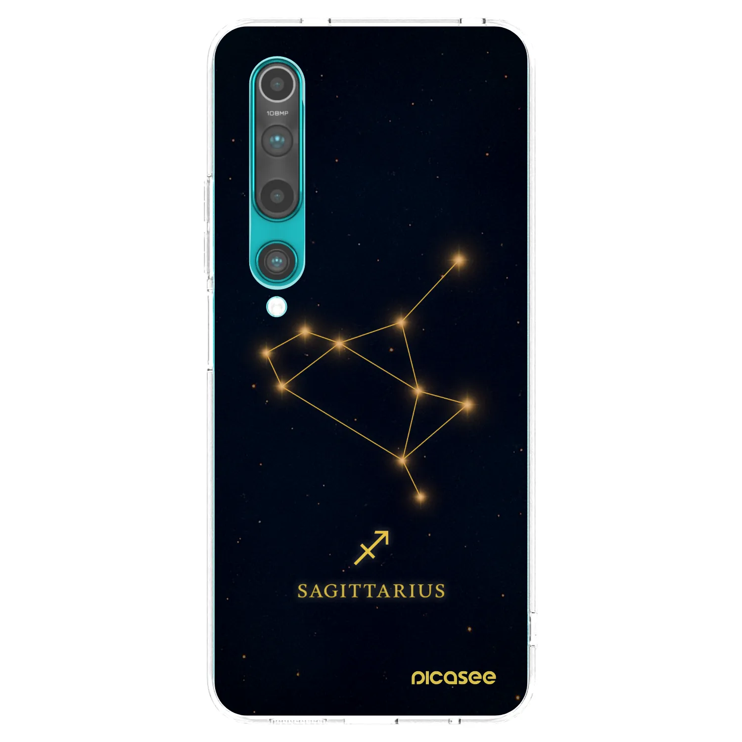 Picasee silikónový prehľadný obal pre Xiaomi Mi 10 - SAGITTARIUS